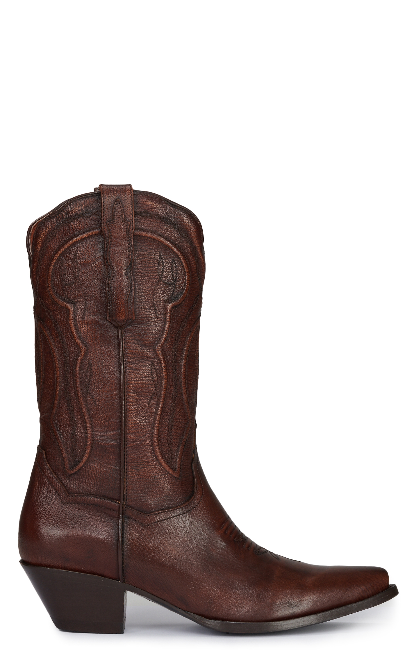 Dan Post Women's Mataya Antique Brown Corded Snip Toe Cowboy Boots - Image 1
