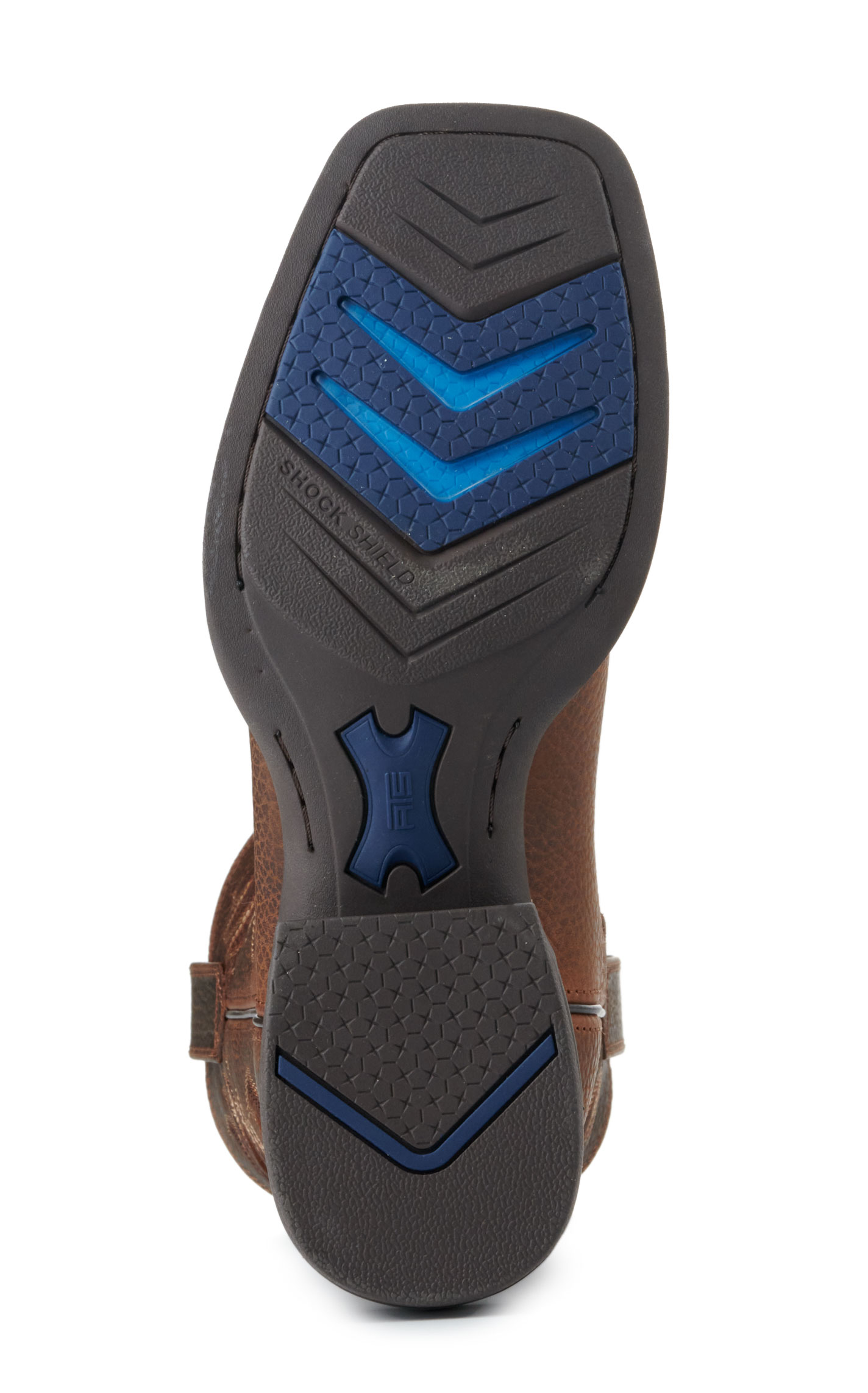 Ariat Men's Cowpuncher VentTEK Brown Oiled Rowdy Shock Shield Wide Square Toe Cowboy Boots - Image 1