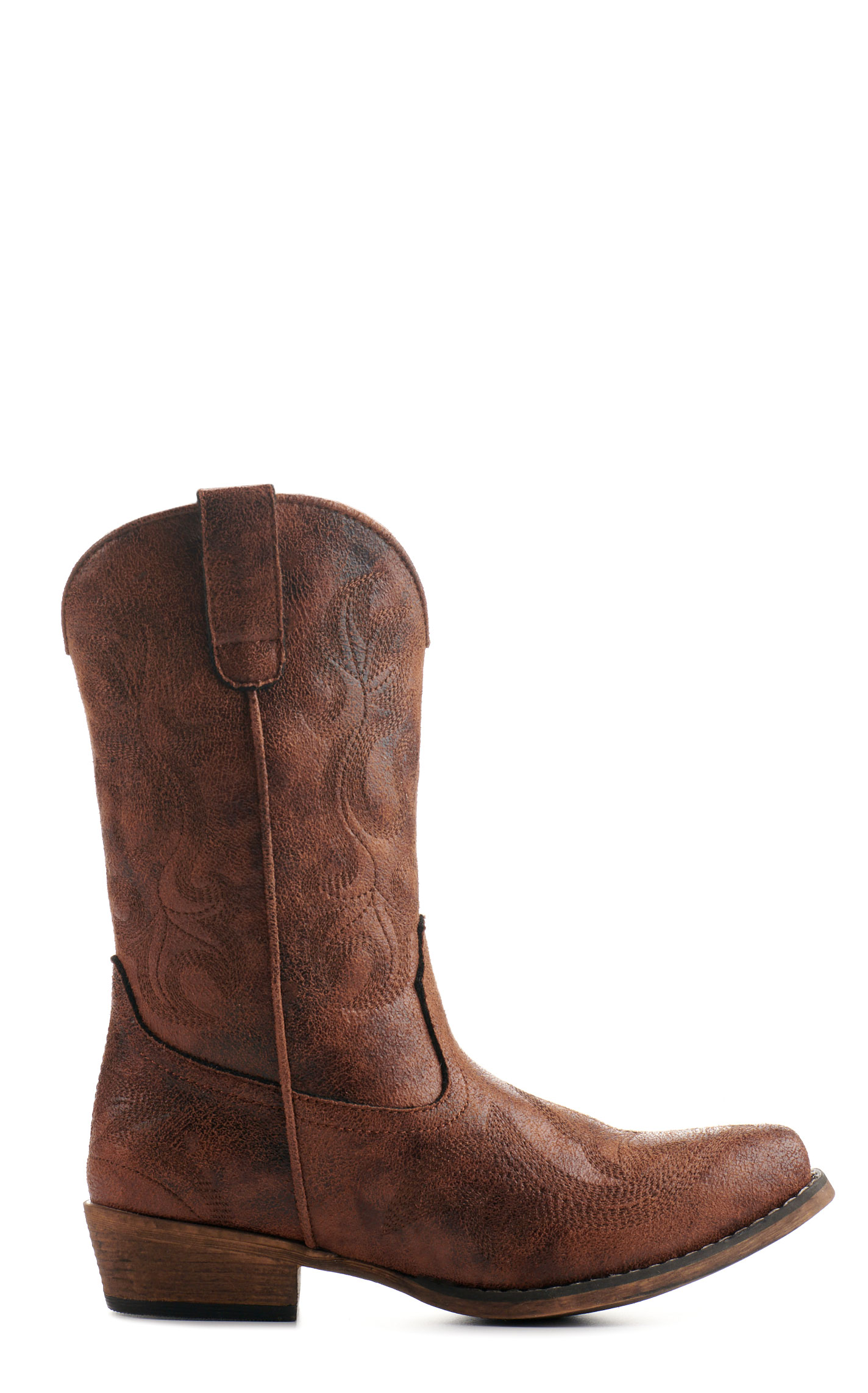 Roper Kids' Brown Snip Toe Cowboy Boots - Image 1