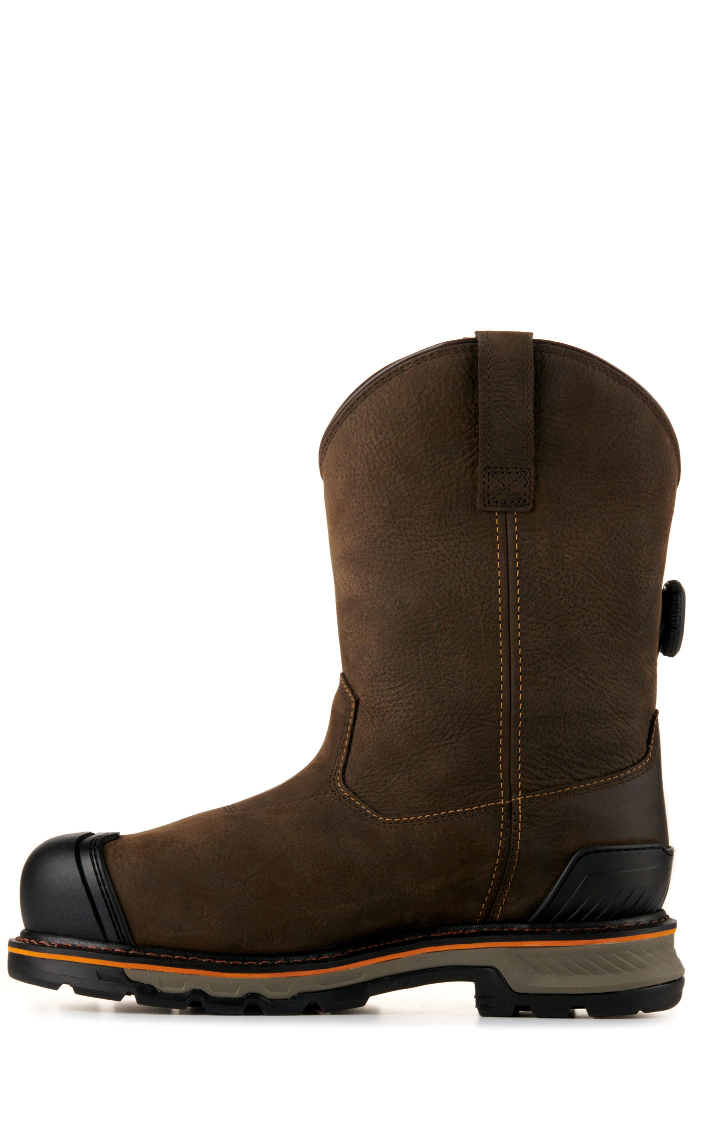 Ariat Men's Stump Jumper Dark Brown BOA Waterproof Round Composite Toe Work Boots - Image 1