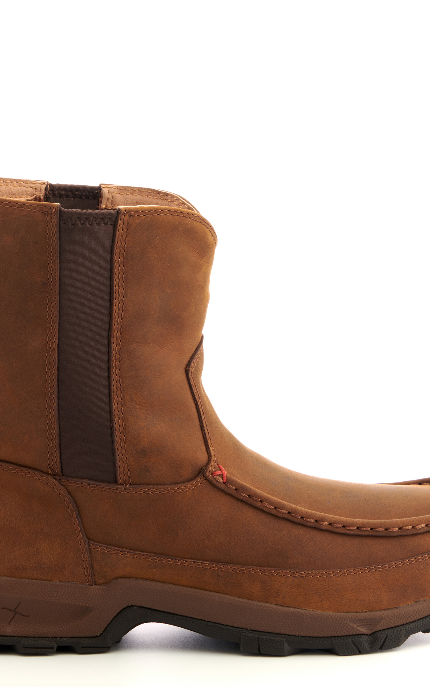 Twisted X Men's Distressed Saddle Brown Hiker Boots - Image 1