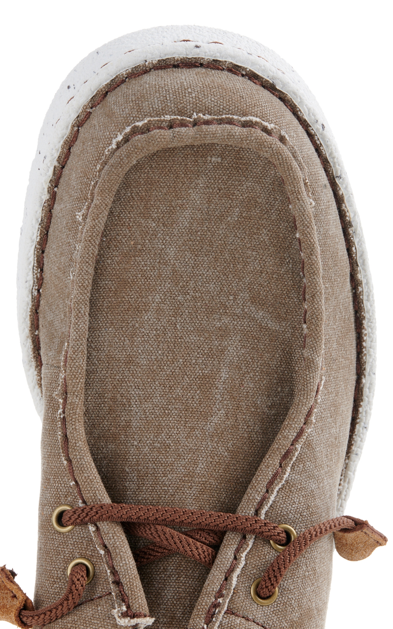 Justin Men's Easy Rider Hazer Clay Canvas Moc Toe Casual Shoes - Image 1