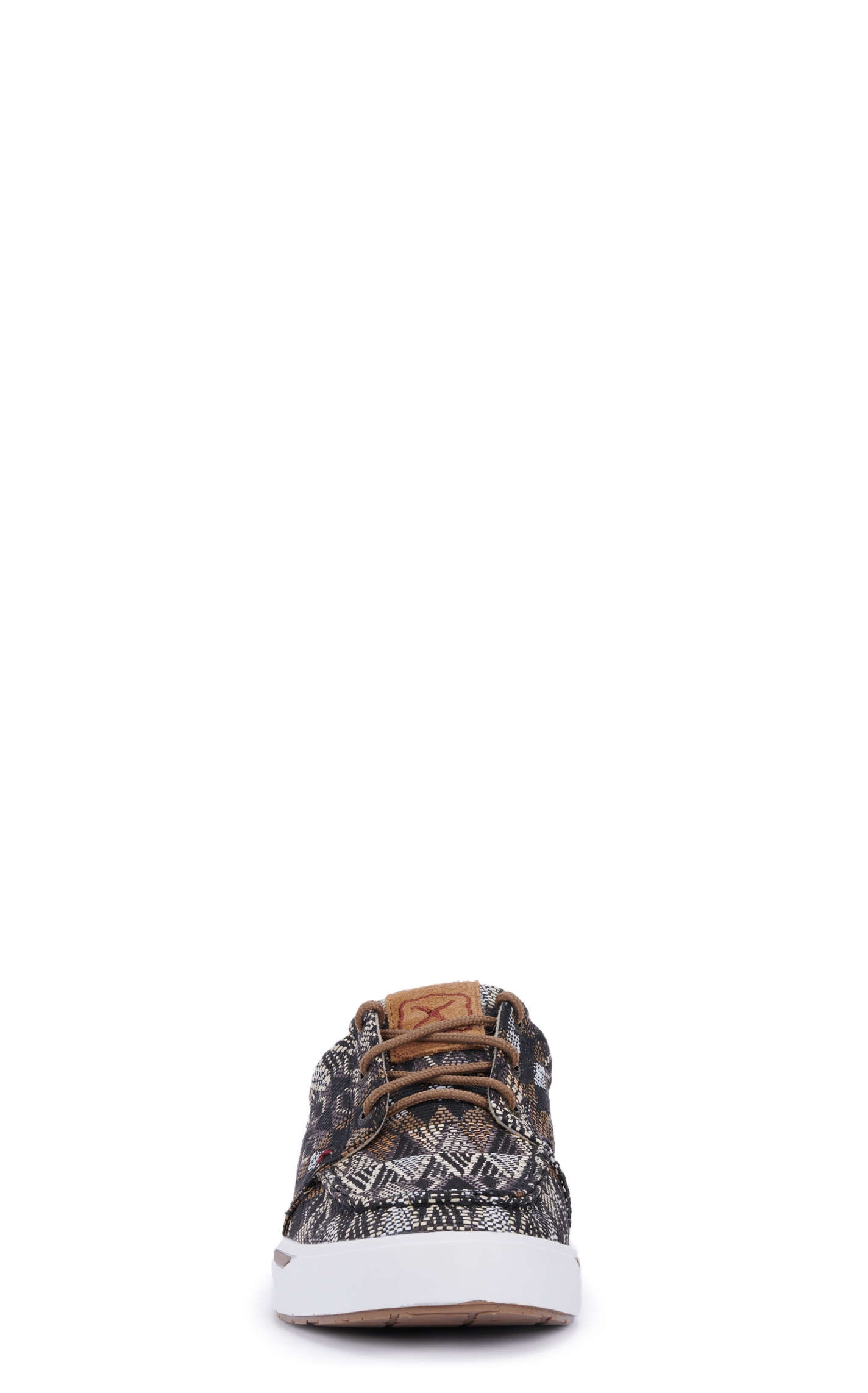 Twisted X Men's Kicks Black and Brown Canvas Lace-Up Casual Shoes - Image 1