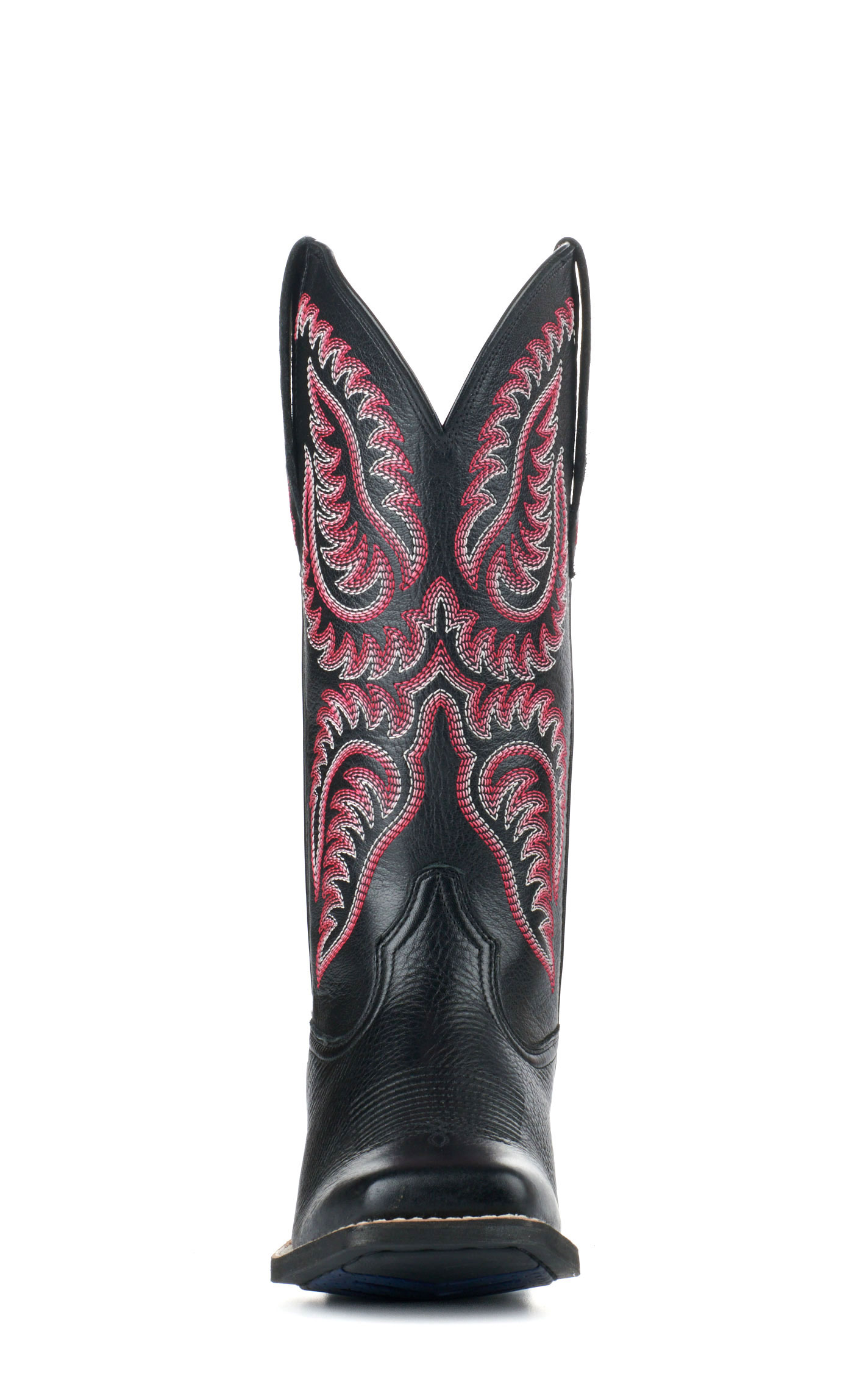 Ariat Women's Cattle Caite Deertan Black Stretchfit Wide Square Toe Cowboy Boots - Image 1
