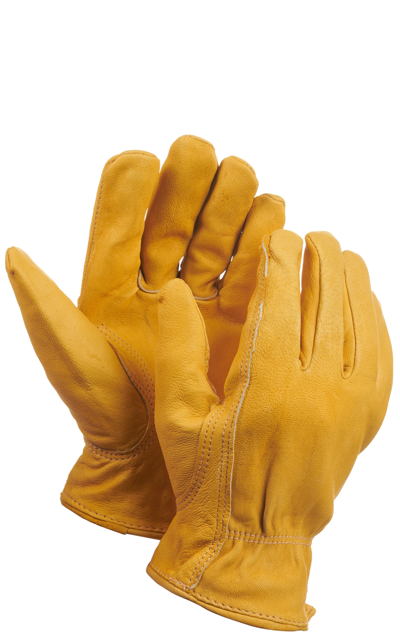 Golden Stag Unlined Elkskin Leather Work Gloves - Image 1