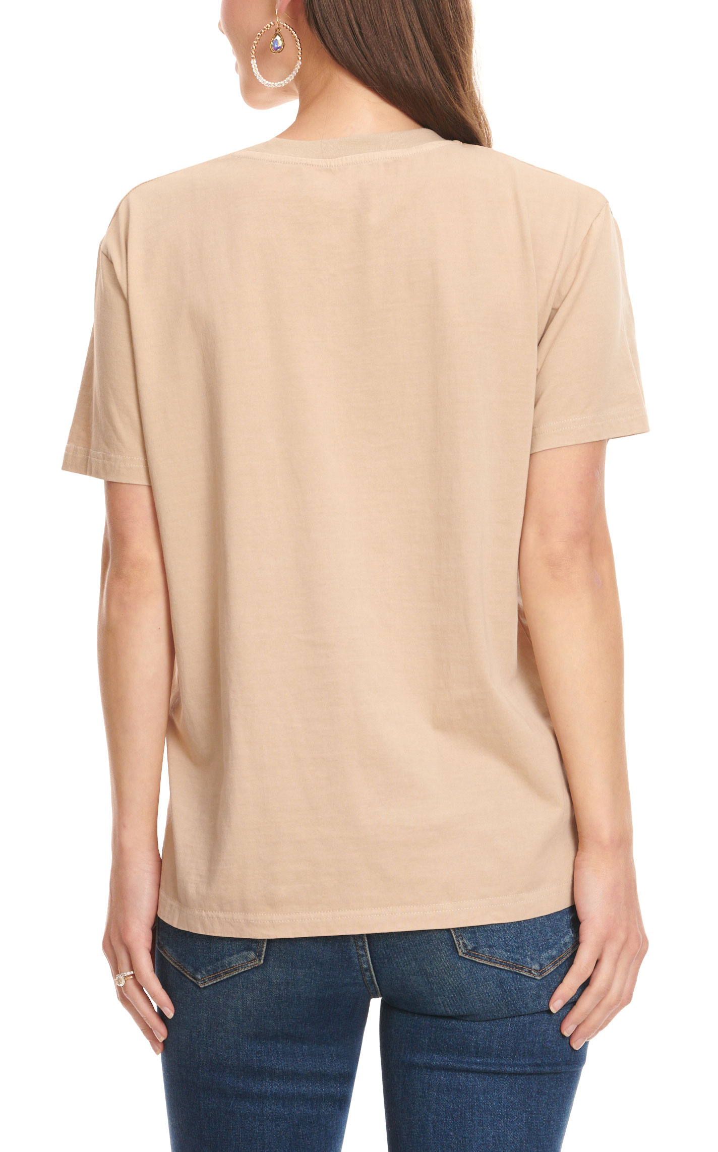 Grace & Emma Sandy Tan Nashville Tennessee Graphic Short Sleeve T-Shirt - Image 1