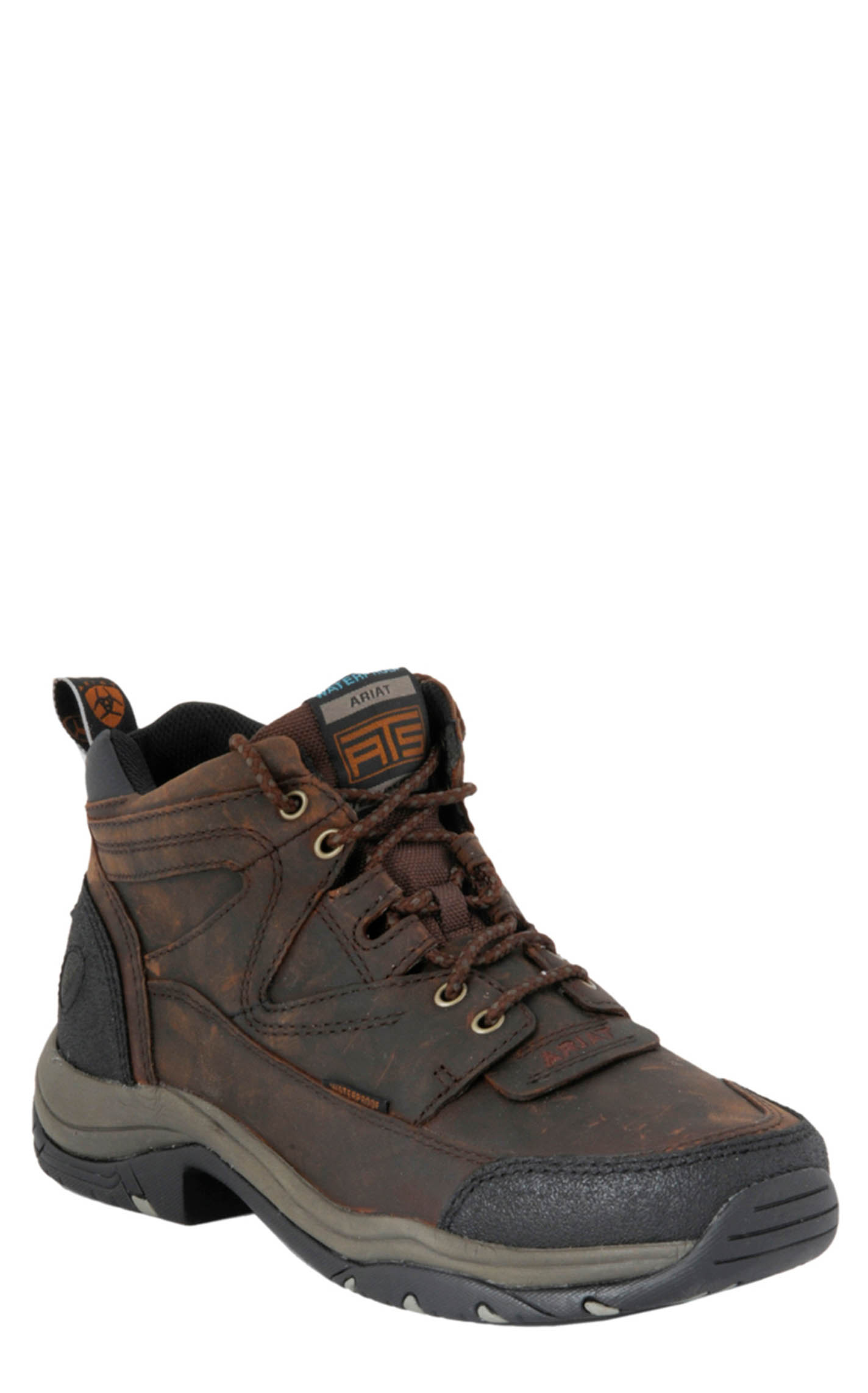 Ariat Men's Terrain H2O Copper Waterproof Lace Up Hiking Boots - Image 1