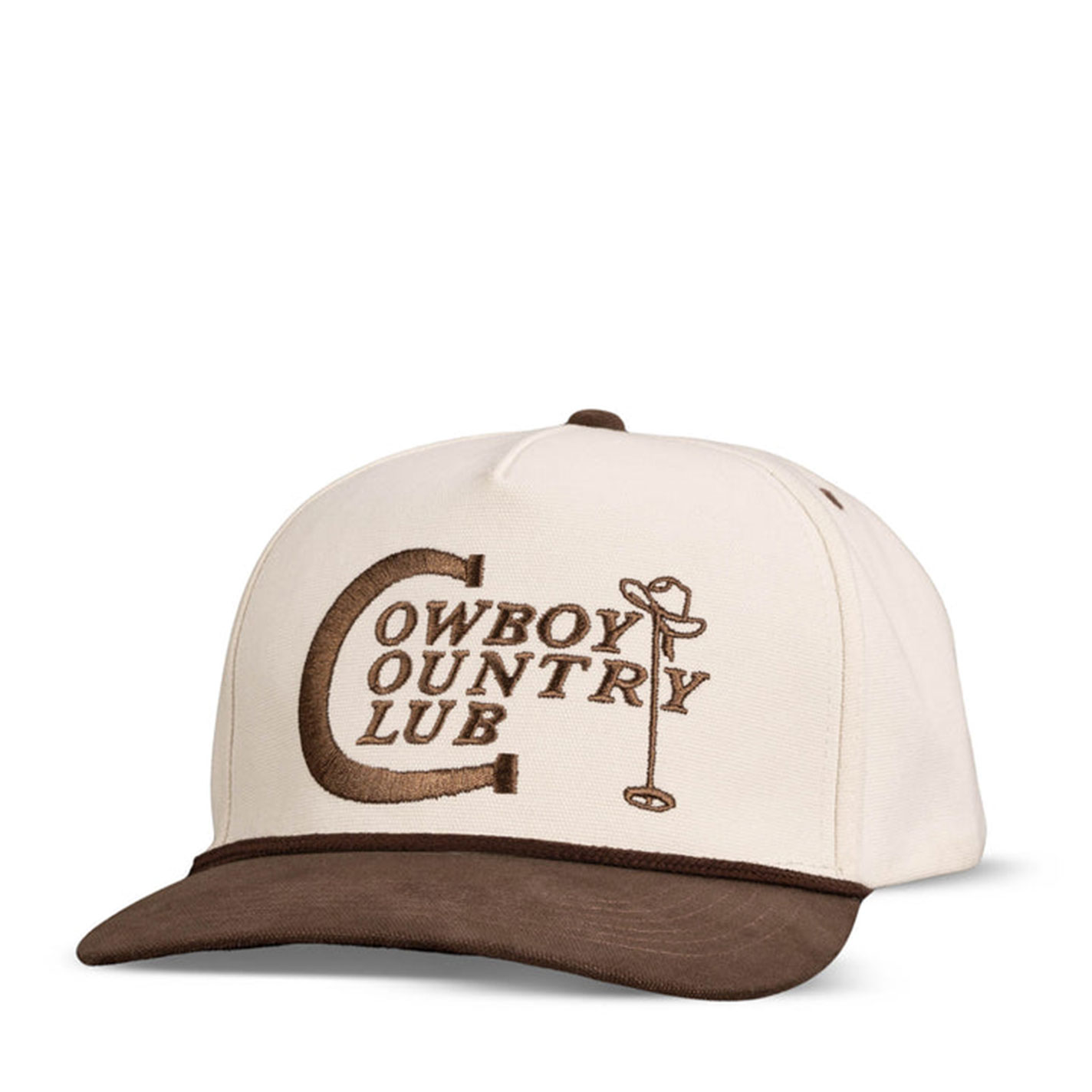 Sendero Provisions Co. Bone & Chocolate Cowboy Country Club Cap - Image 1