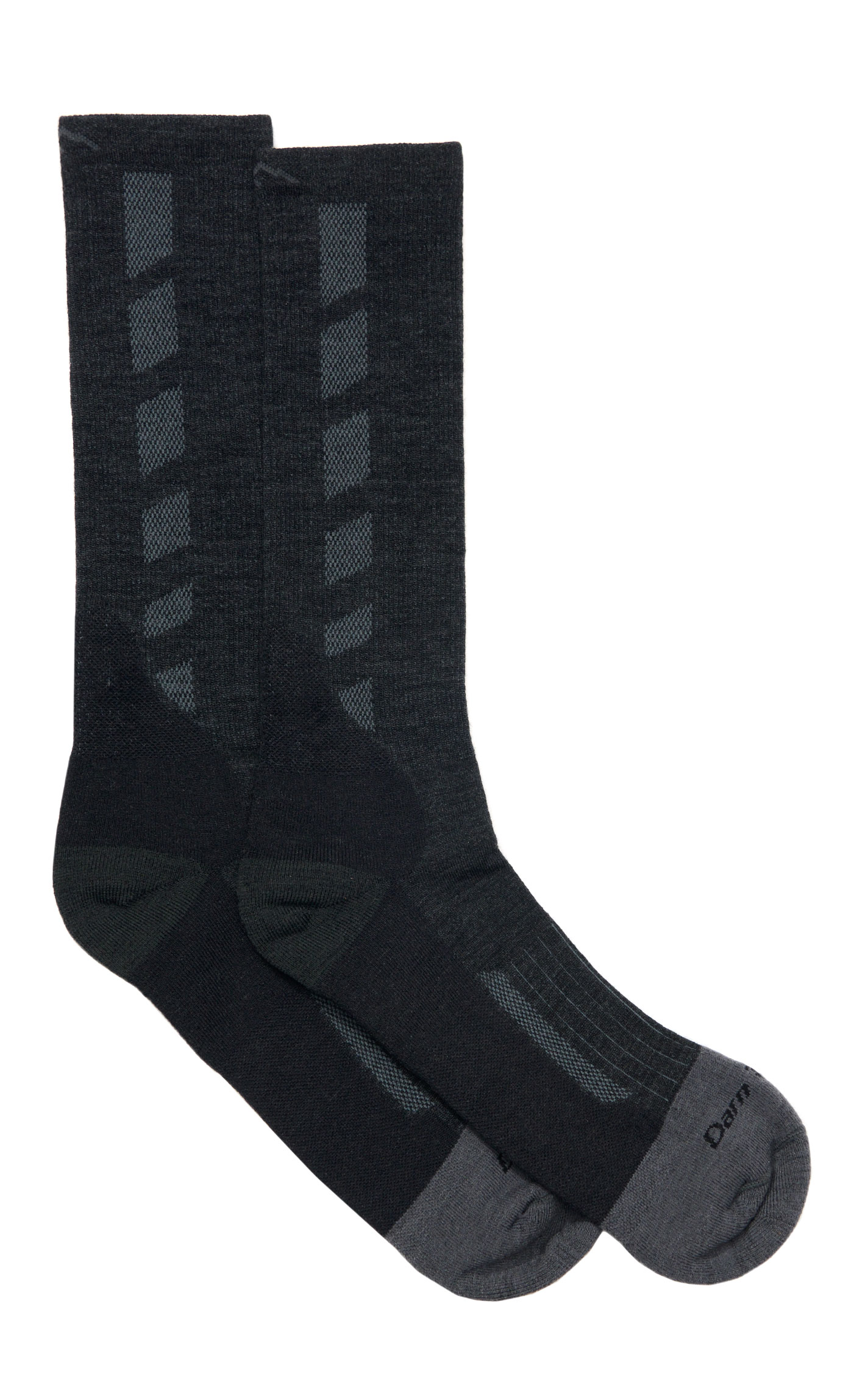 Darn Tough Men's Stanley K Gravel Gray Mid-Calf Lightweight Wool Work Boot Socks - X-Large - Image 1