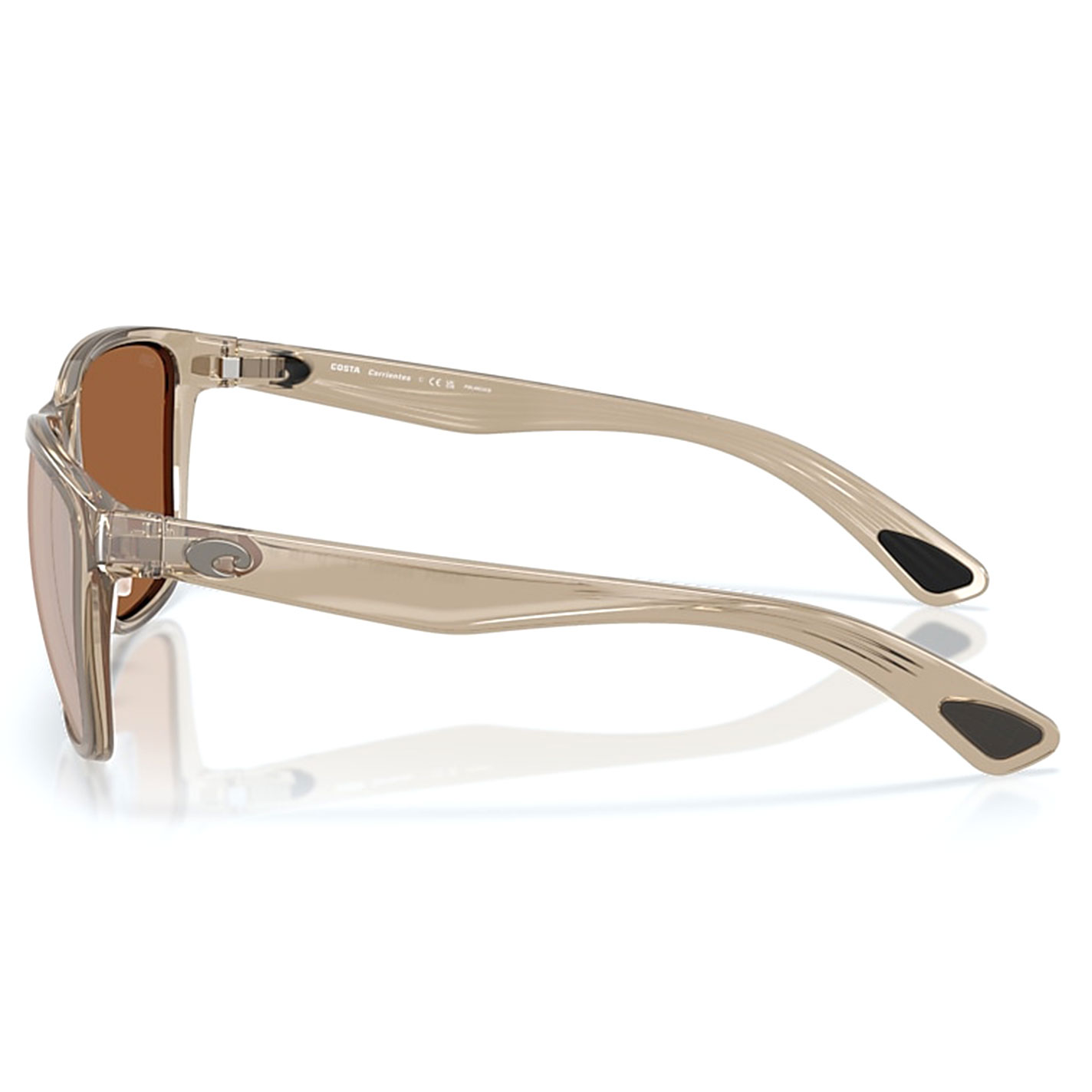 Costa Men’s Taupe Crystal Frame Copper Silver Polarized Sunglasses - Image 7