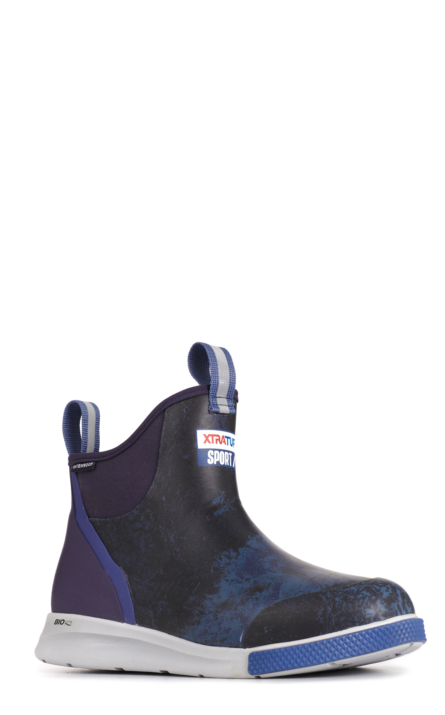 Men’s XTRATUF® 6” Ankle Deck Boot Sport – Dark Blue Camo, Lightweight & Slip-Resistant - Image 4