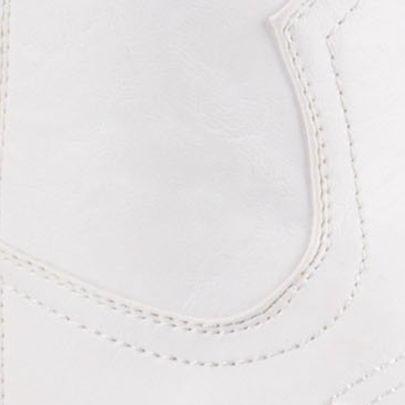 Roper Women's Nettie White Faux Leather Snip Toe Cowboy Boots - Image 1