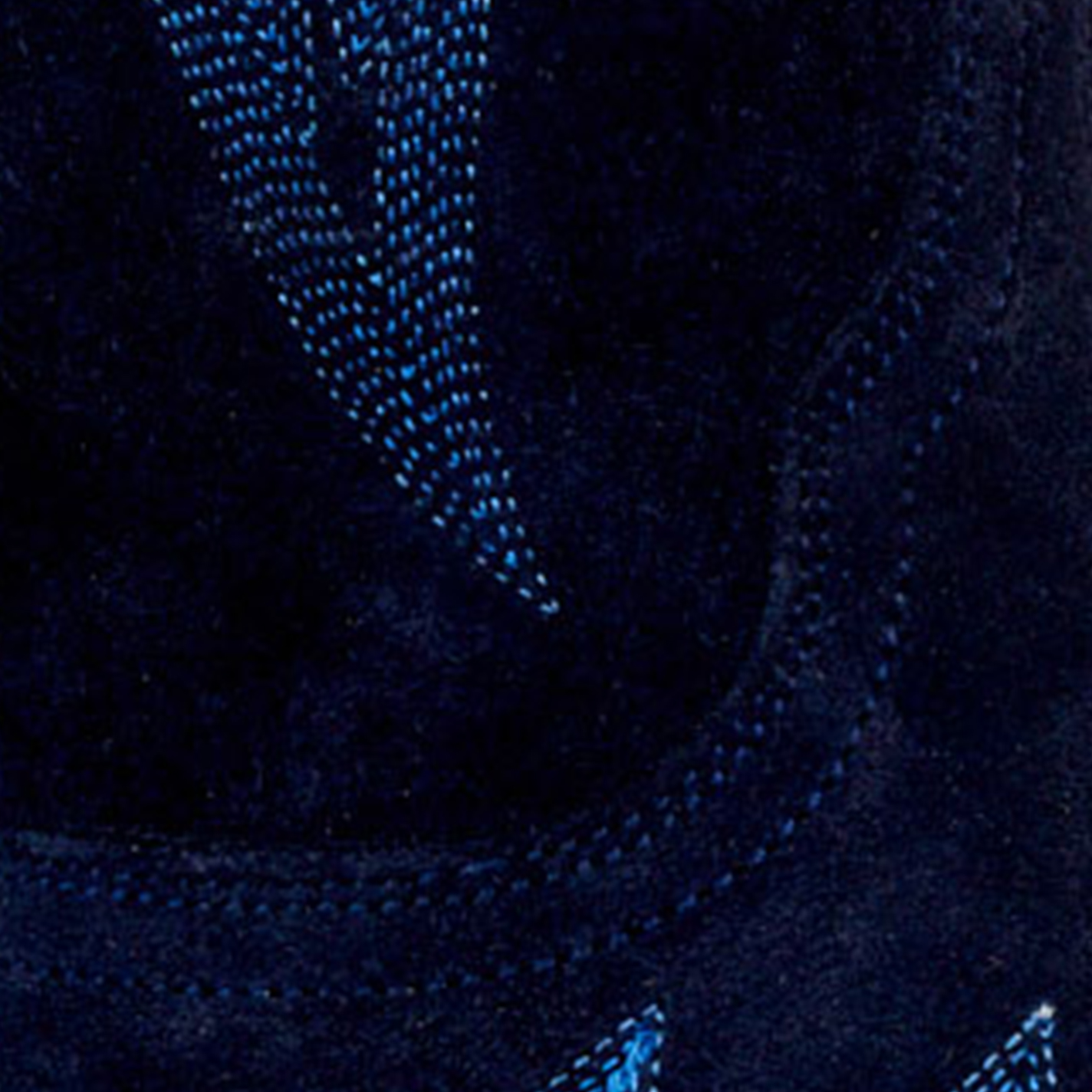 JRC & Sons Ladies’ Indigo Nancy Suede Leather Tall Snip Toe Cowboy Boots - Image 1