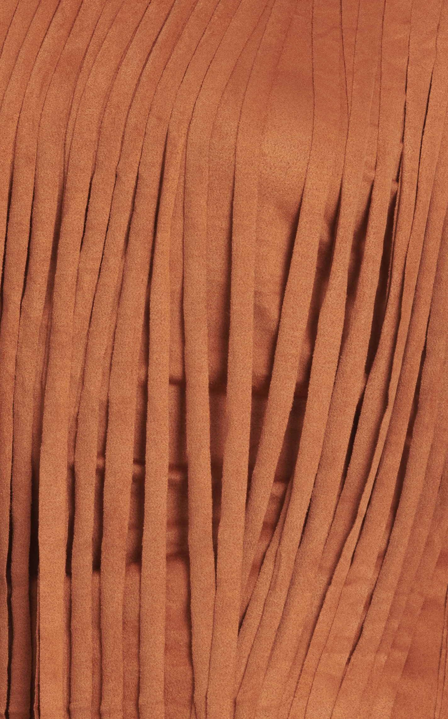 Cowgirl Hardware Women's Mocha Faux Suede Long Fringe Cami Tank - Image 1