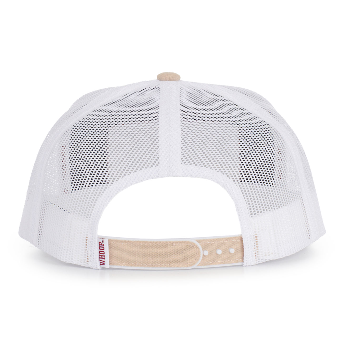 Hooey Collegiate Collection Tan & White A&M Gig 'Em Patch Curved Bill Cap - Image 1