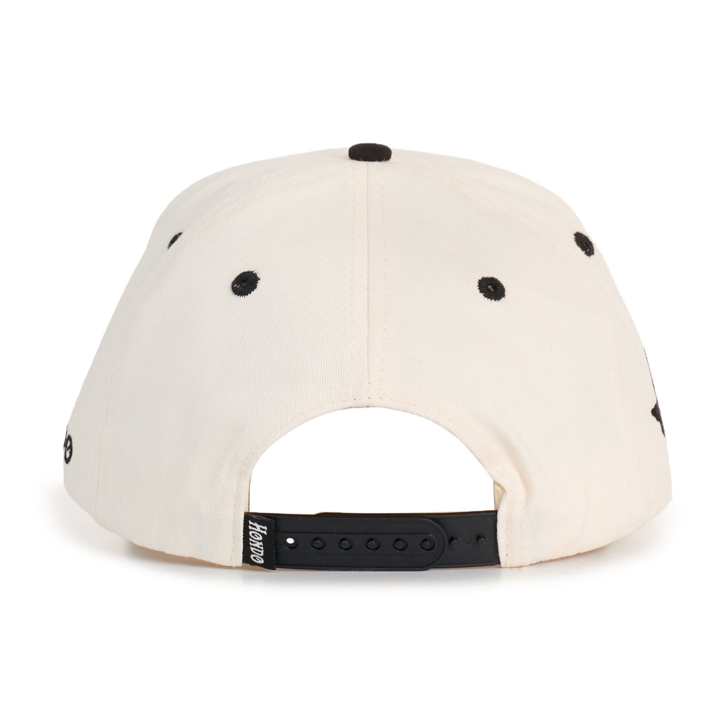 Hondo Hat Co. Texas Cream & Black Curved Bill Cap - Image 1