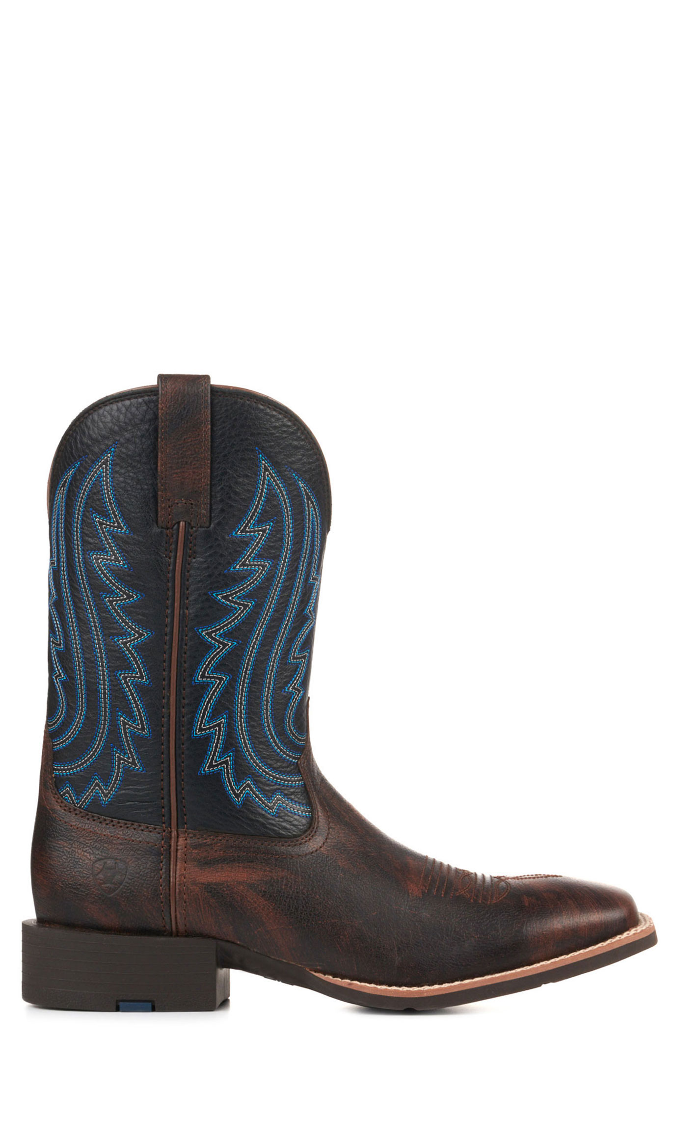 Ariat Men's Sport Big Country Tortuga & Black Wide Square Toe Cowboy Boots - Image 1