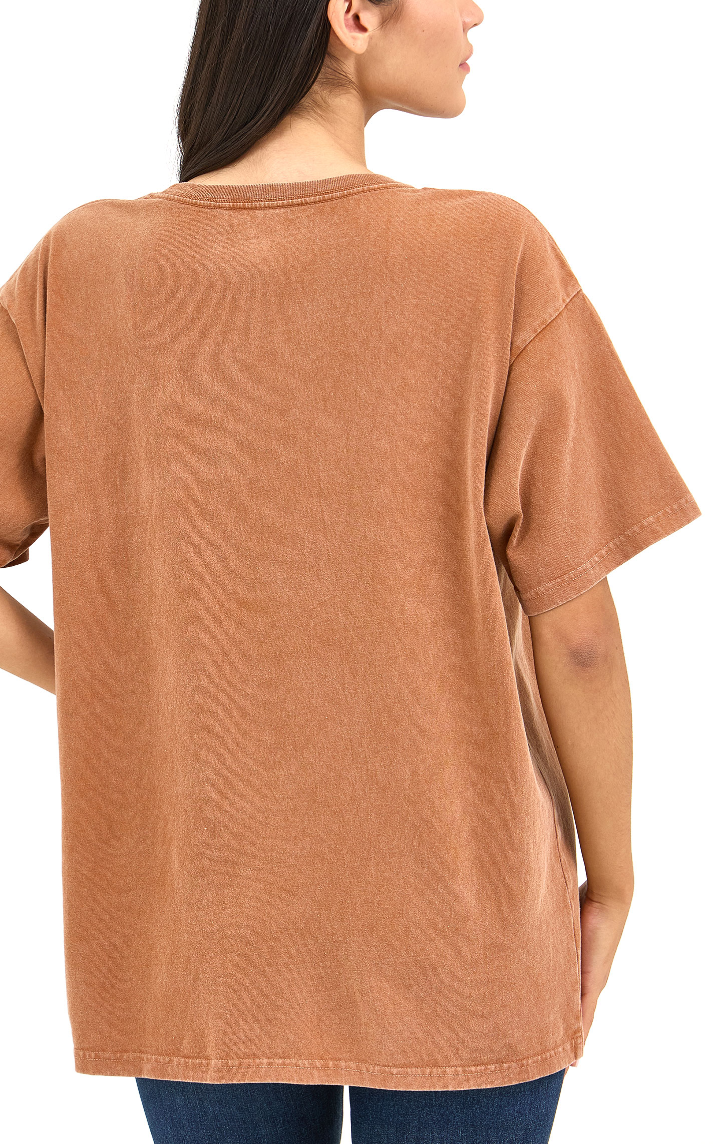 Wrangler Retro Women's Washed Rust Ride Free Logo Graphic T-Shirt - Image 2