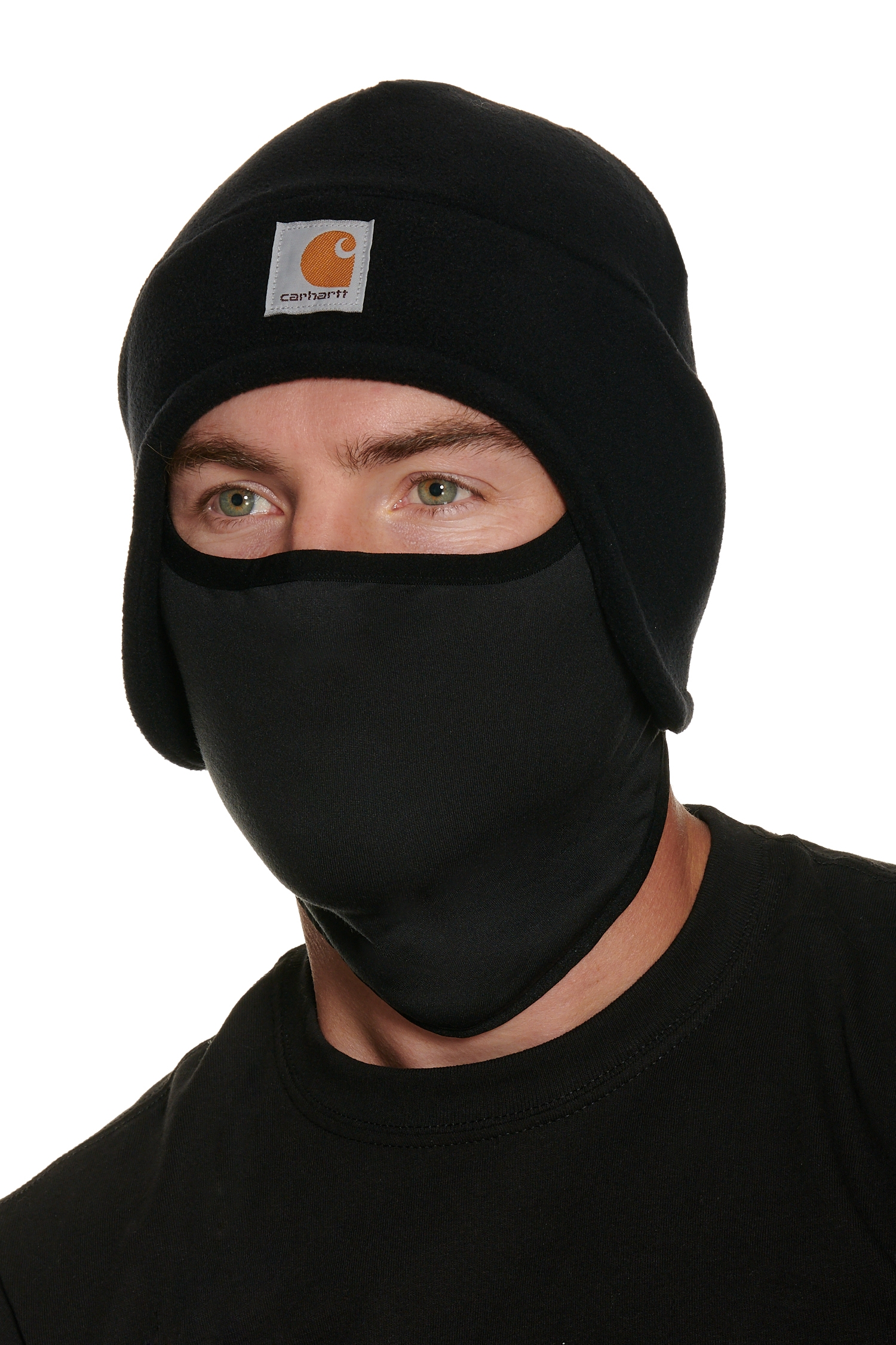 Carhartt Black Fleece 2-in-1 Headwear - Image 1