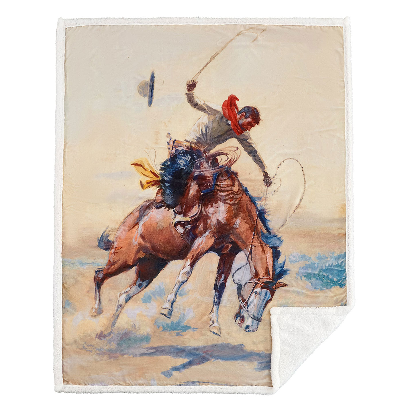 Indigo Hill Buster Retro Campfire Sherpa Throw  - Image 3