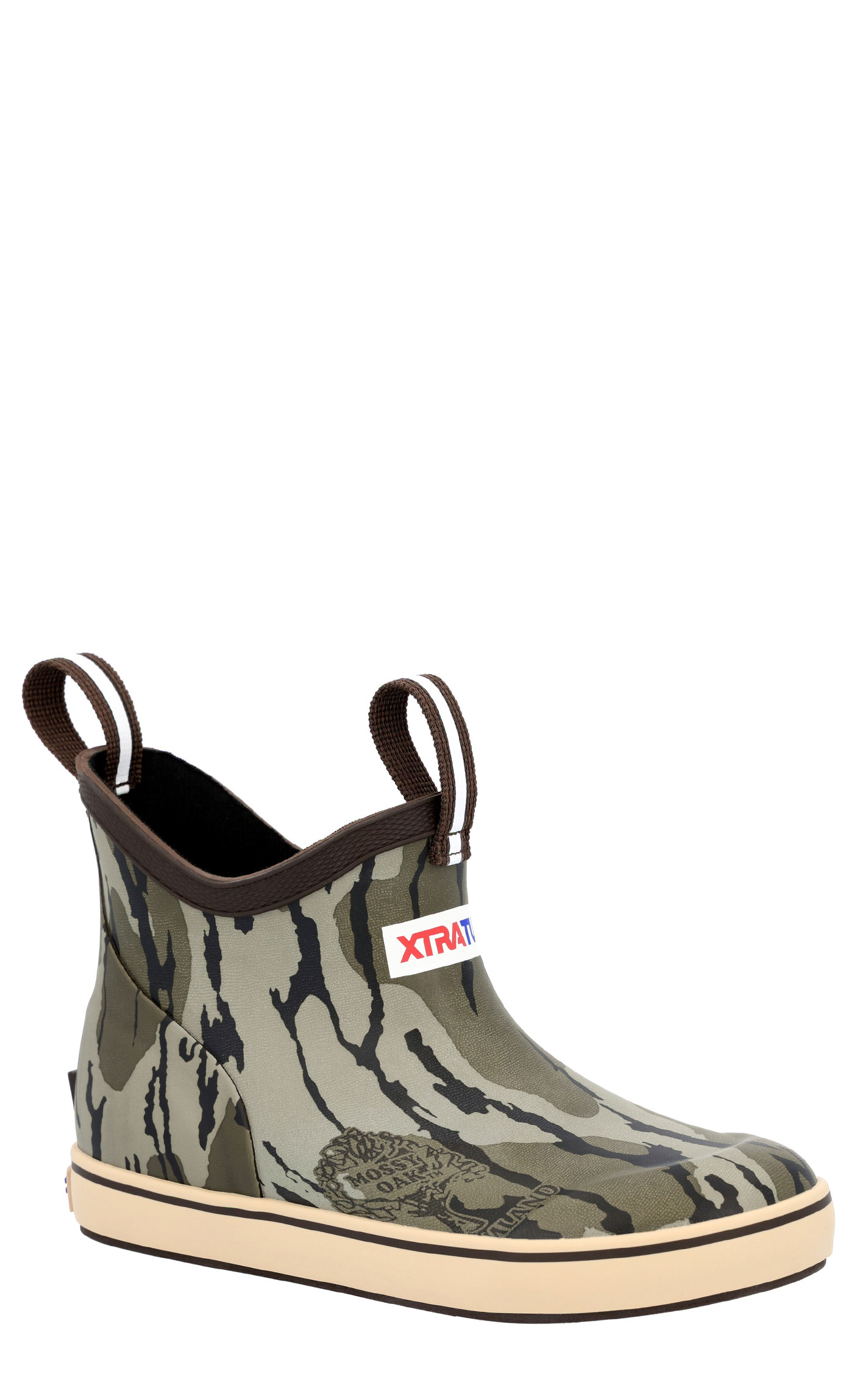XTRATUF Youth Bottomland Mossy Oak Camo Ankle Deck Rubber Boots - Image 1