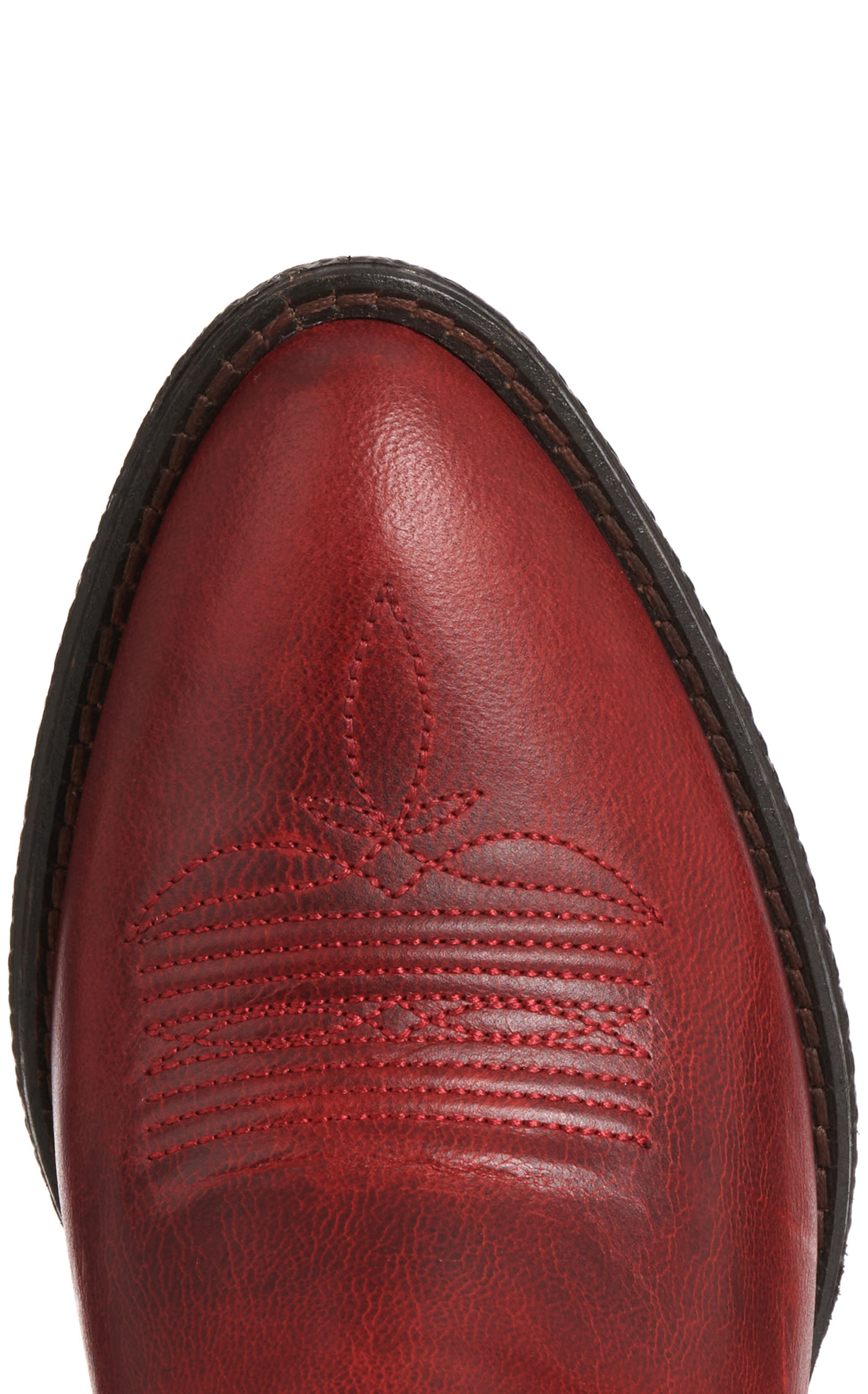 Rockin' C Women's Red Goat Leather R Toe Cowboy Boots - Image 1