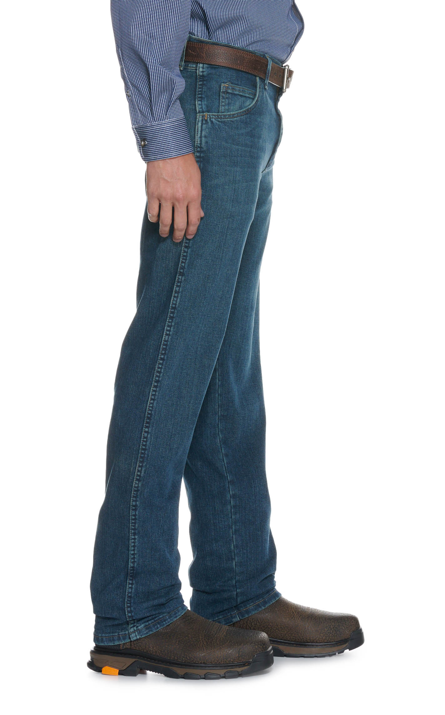 Wrangler Men's Advanced Comfort Regular Fit FR Work Jean - Image 1
