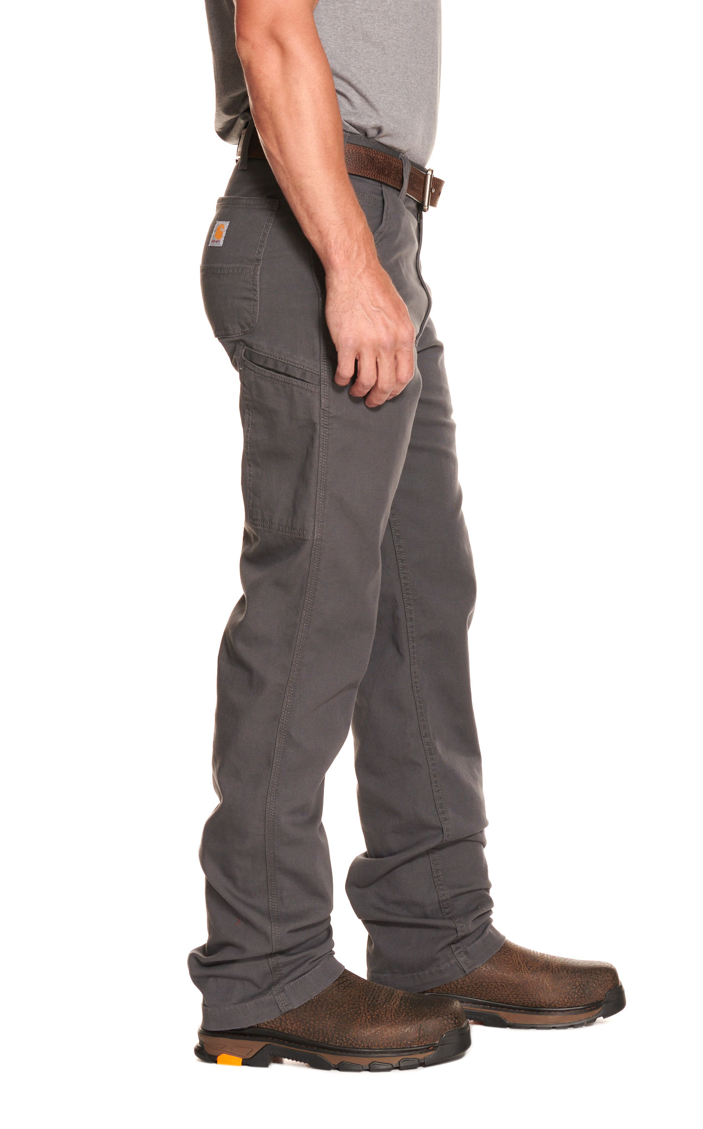 Carhartt Men's Gravel Relaxed Fit Straight Leg Rugged Flex Stretch Canvas Work Pants - Image 1