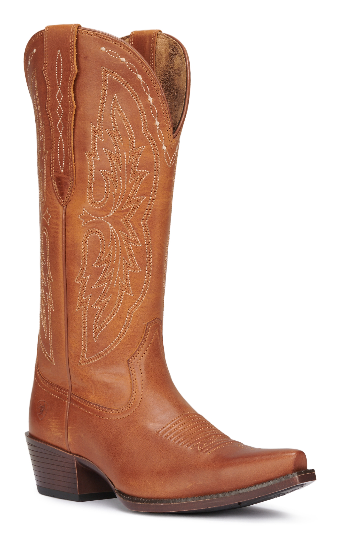 Ariat Women's Heritage Treasured Tan StretchFit X-Toe Cowboy Boots - Image 1