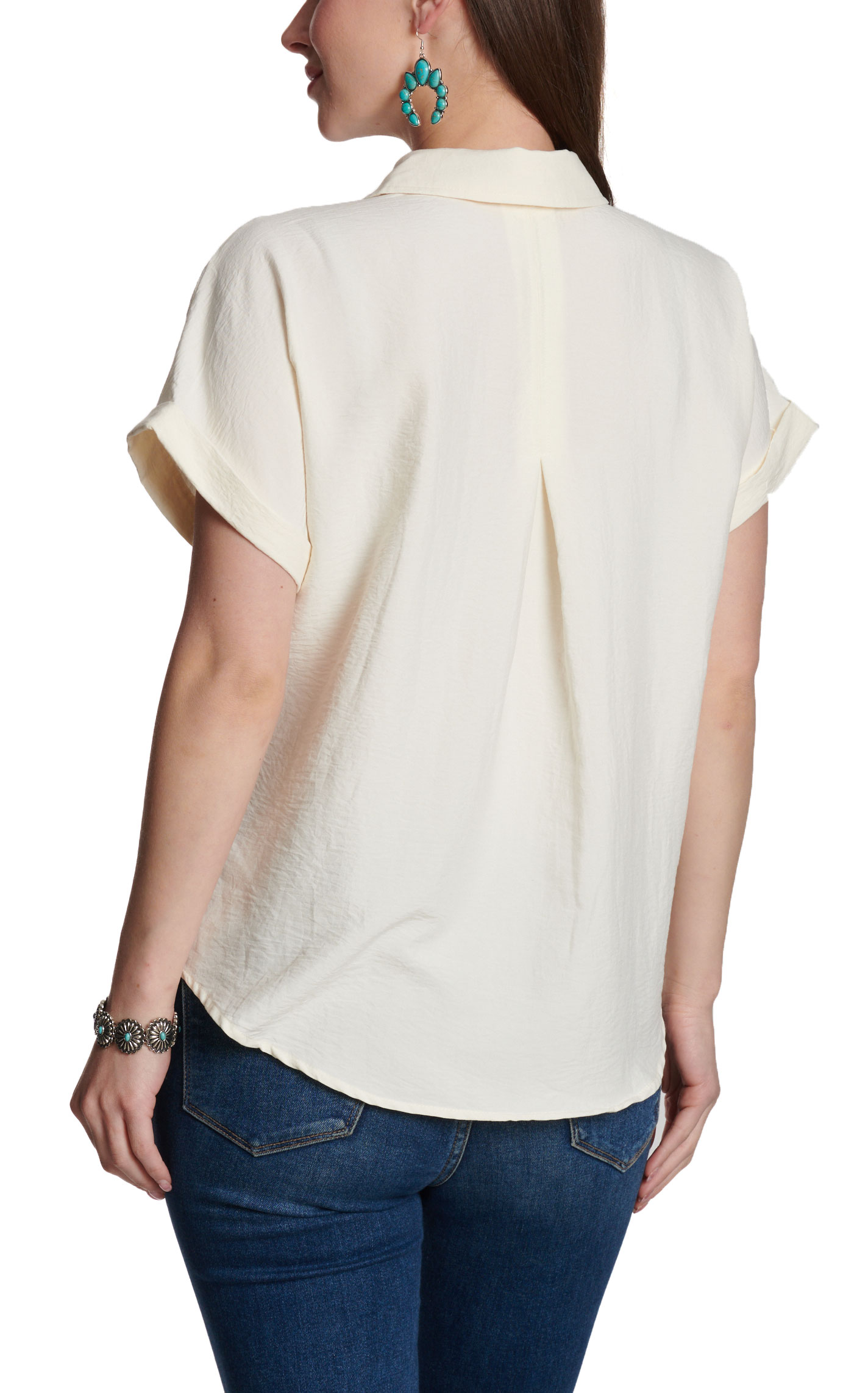Double Zero Women's Cream Blouse - Image 2