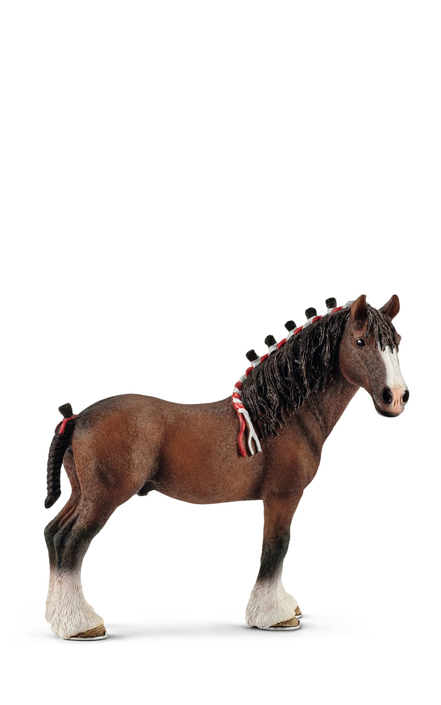 Schleich Farm World Clydesdale Gelding Toy Horse - Image 1