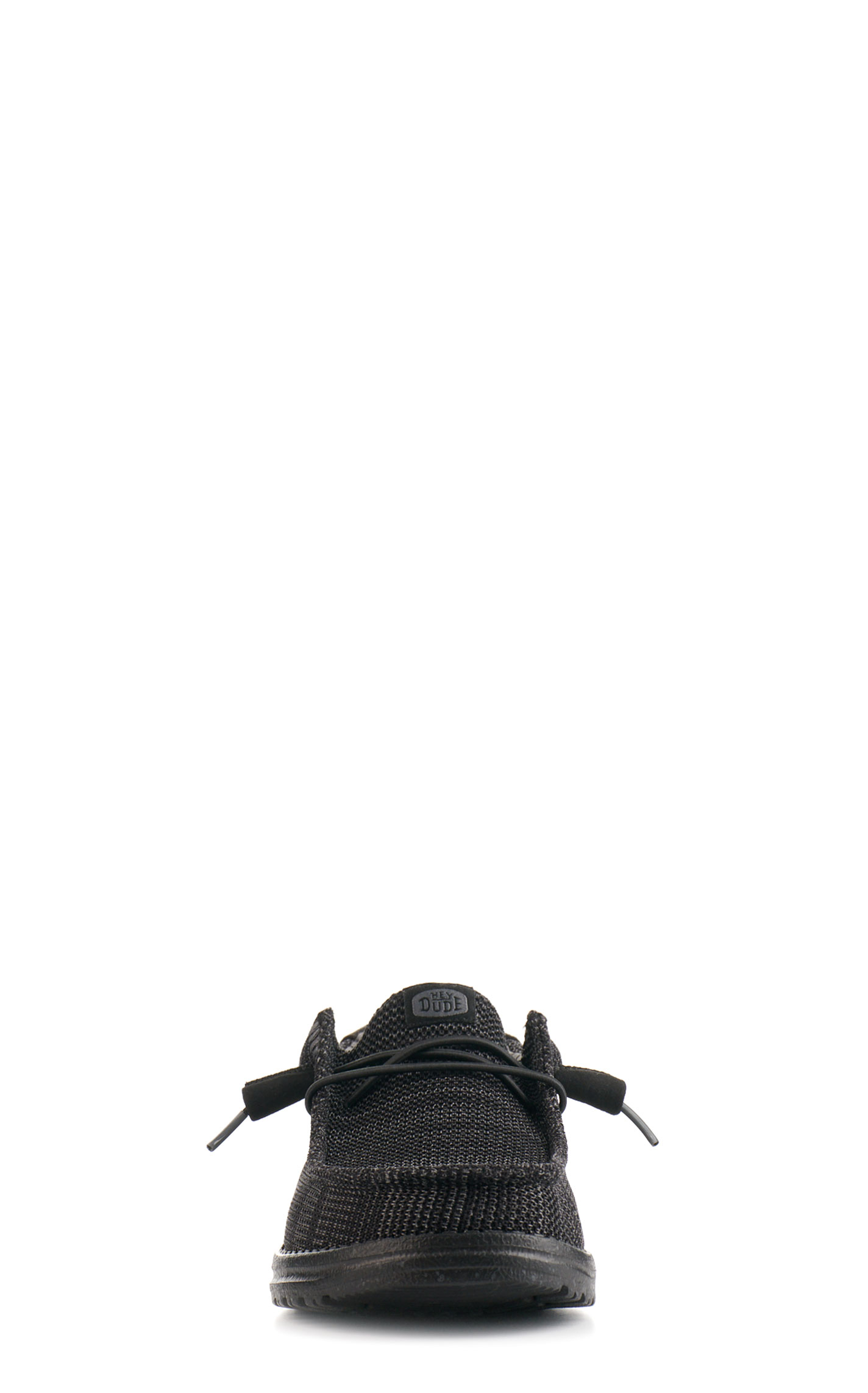 Hey Dude Men's Wally Stretch Sox Black Moc Toe Casual Shoes - Image 1