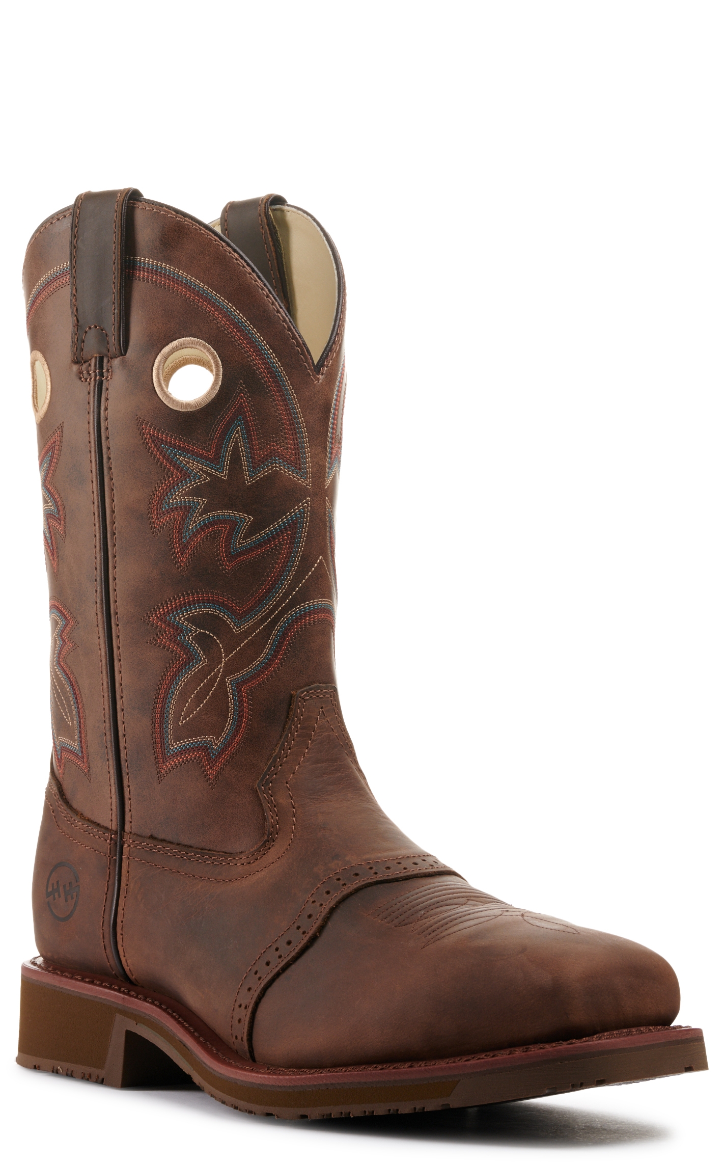 Double H Men's Antonio Earthquake Rust Square Composite Toe Work Boot - Image 1