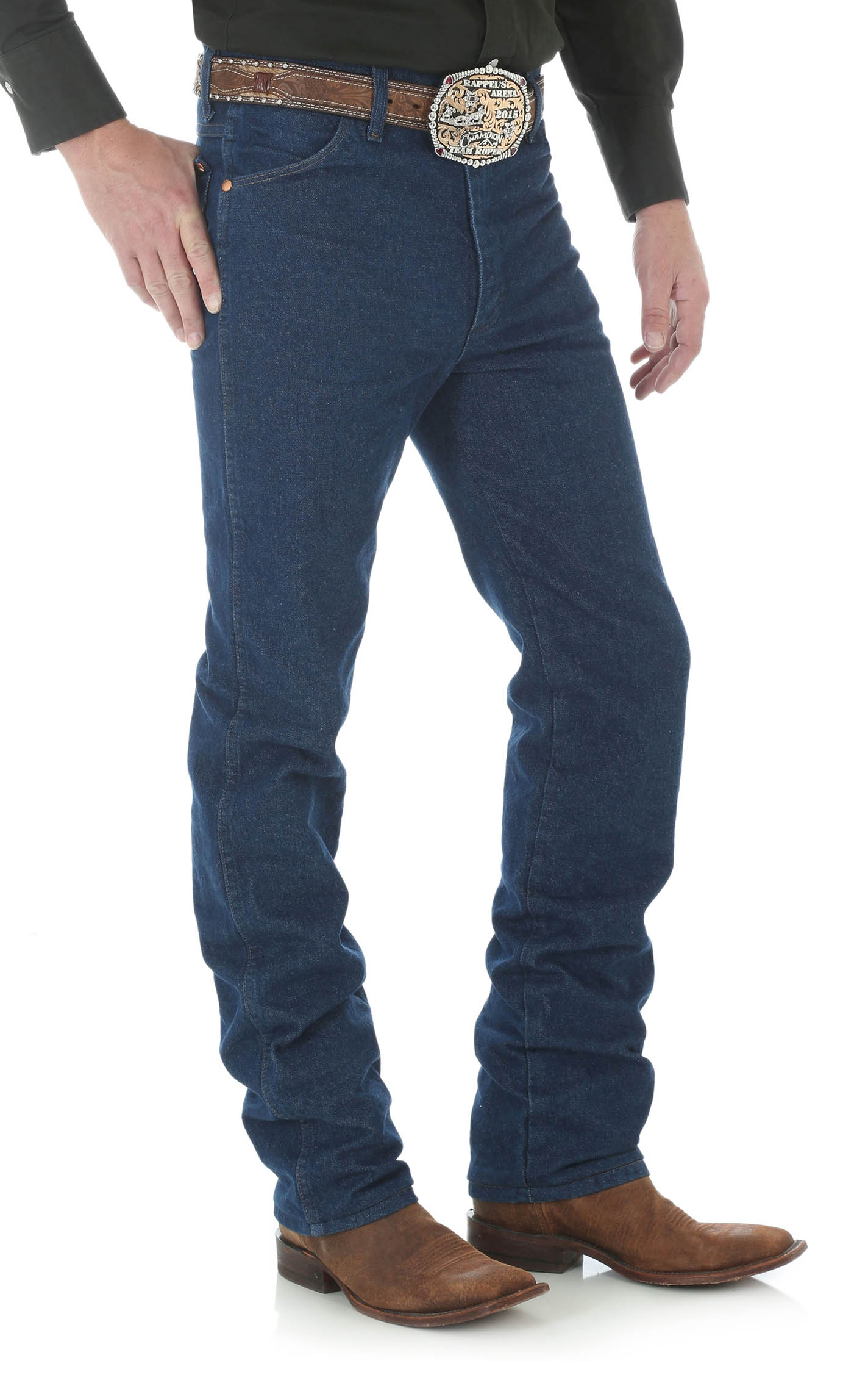 Wrangler Men's Cowboy Cut Prewashed Indigo Big & Tall Jeans - Image 1