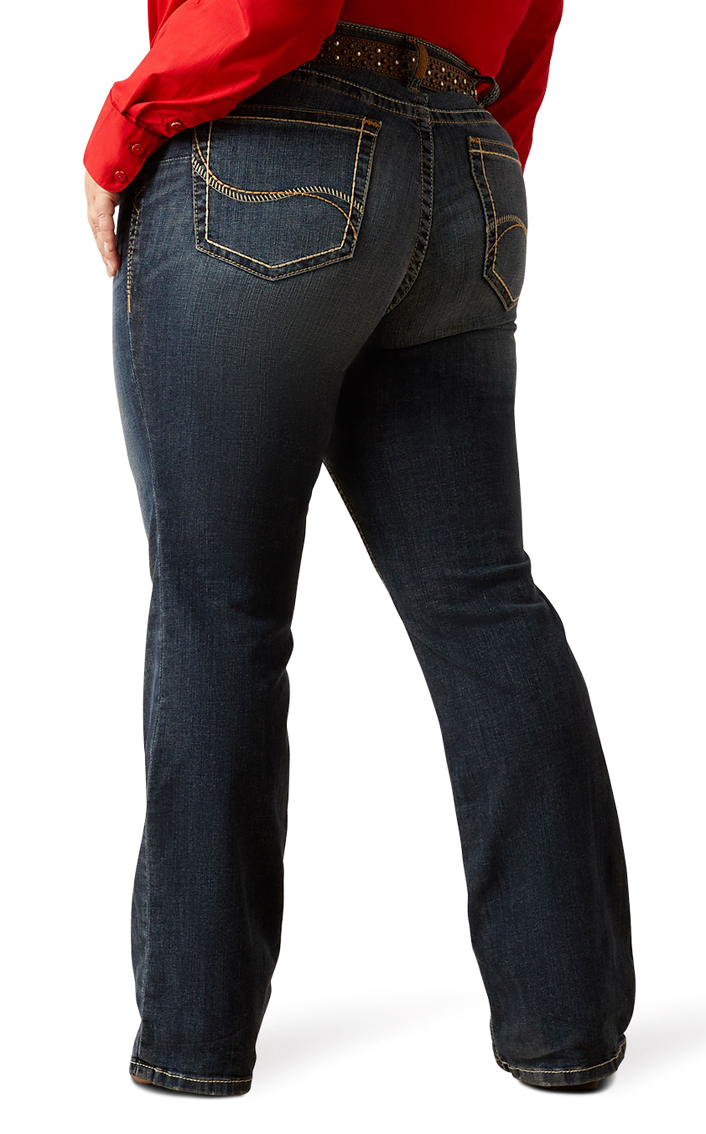 Ariat Women's Lilla Dark Wash Bootcut Jeans - Plus Sizes - Image 1