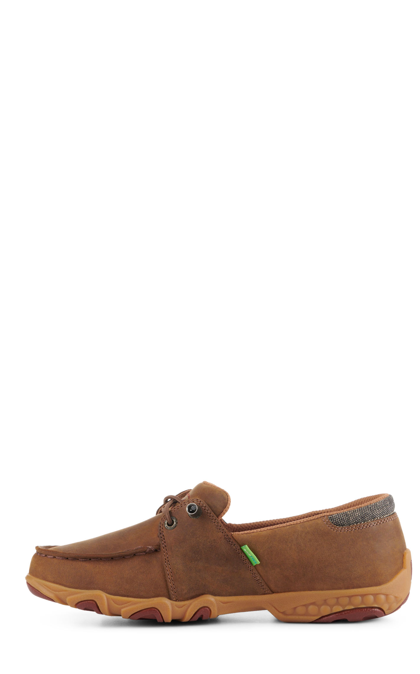 Twisted X Women's Pecan and Eco Dust Cell Stretch Moc Toe Casual Shoes - Image 1