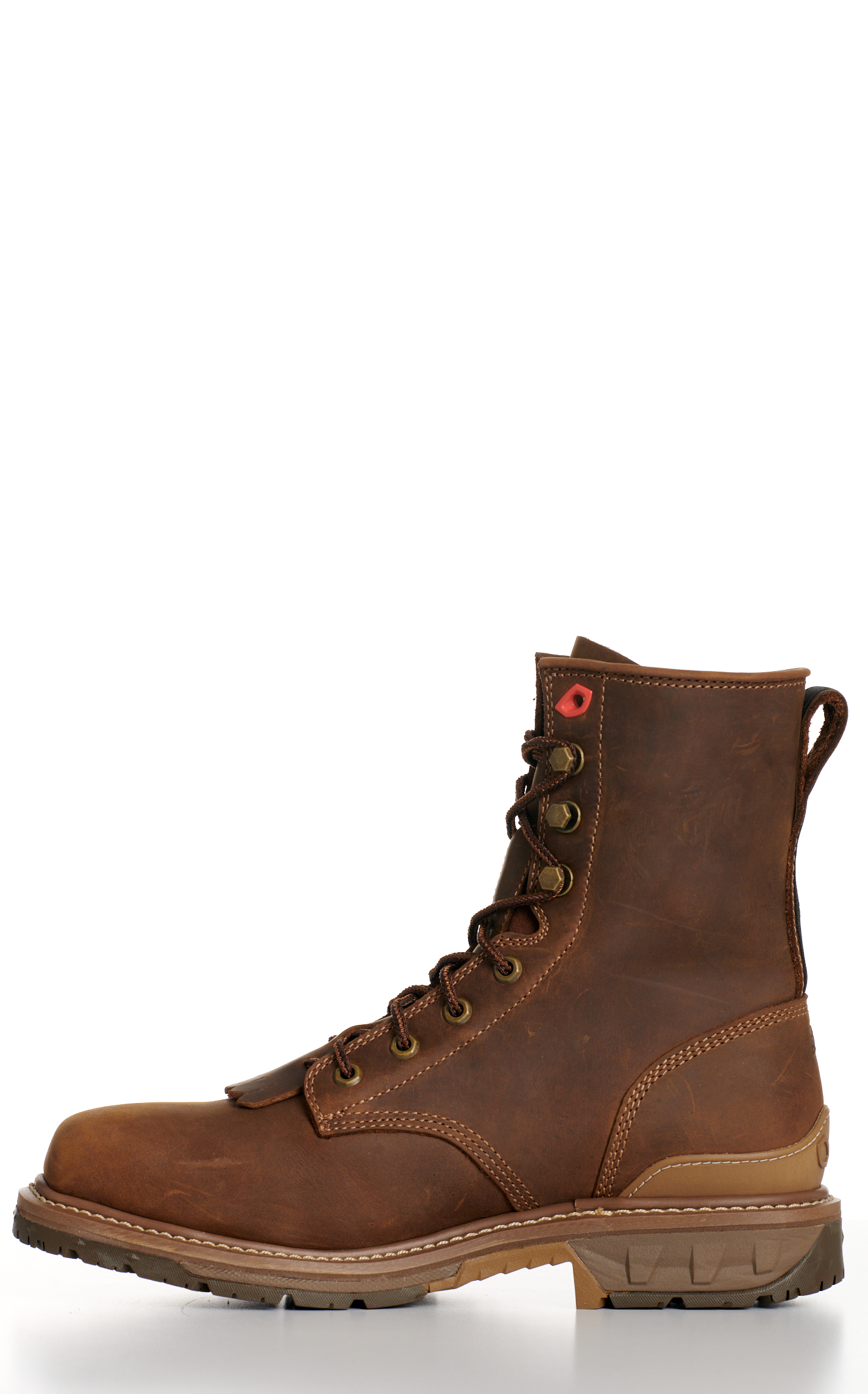 Double H Men's Dailor Phantom Brown ICE Wide Square Composite Toe Lace Up Work Boots - Image 1
