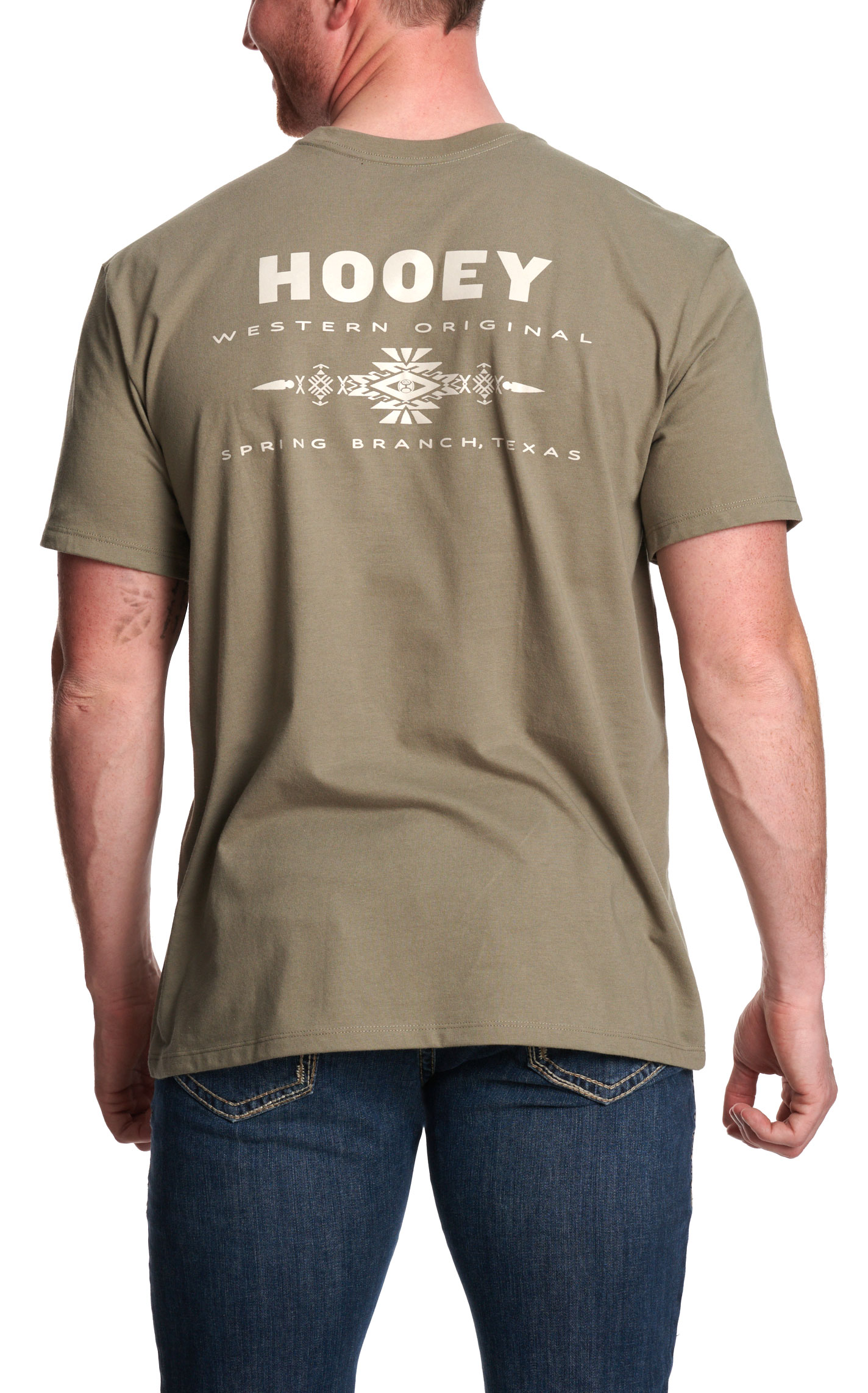 Hooey Men's Light Brown Western Original Graphic T-Shirt - Image 1