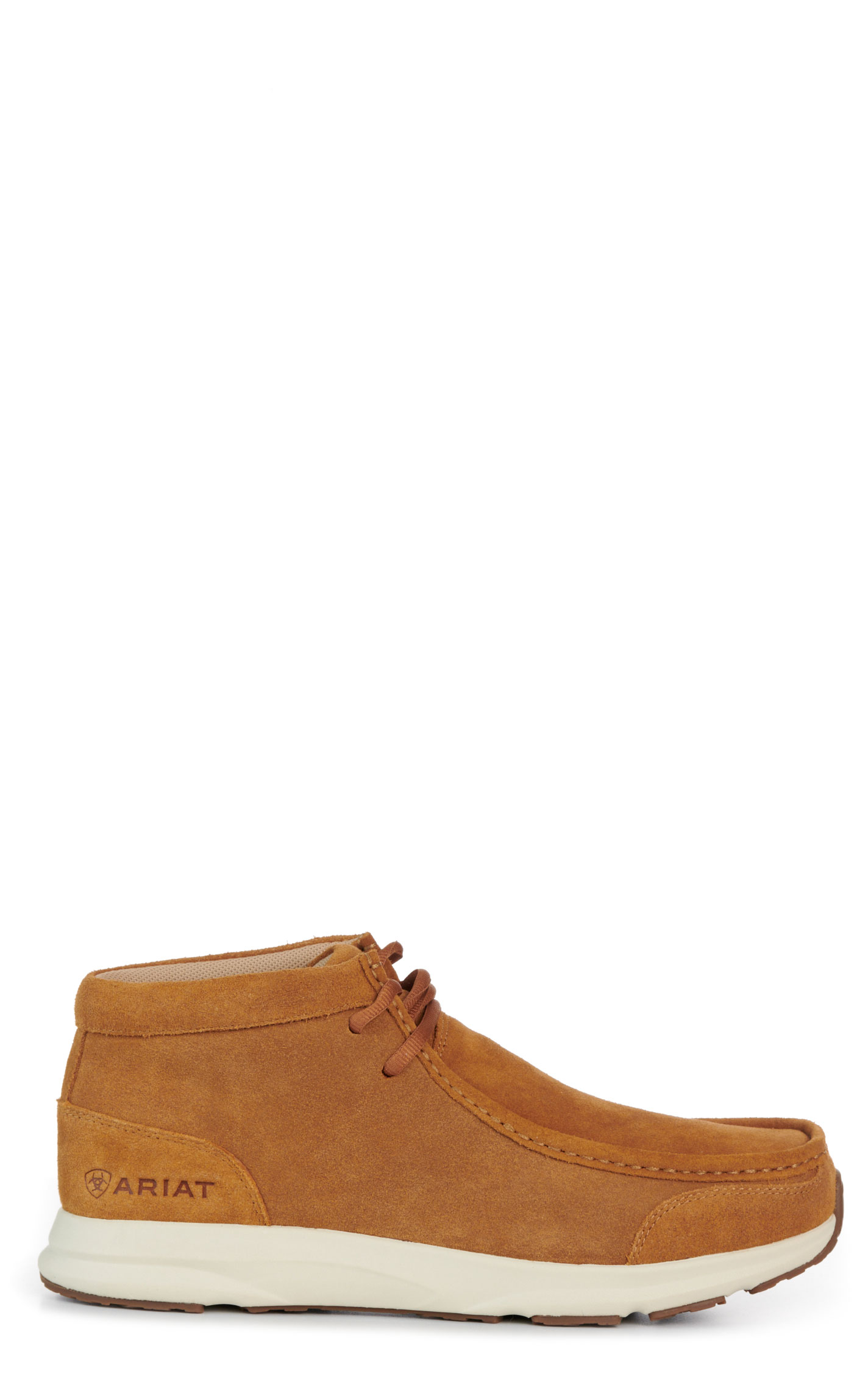 Ariat Men's Spitfire Natural Suede Moc Toe Casual Shoes - Image 1