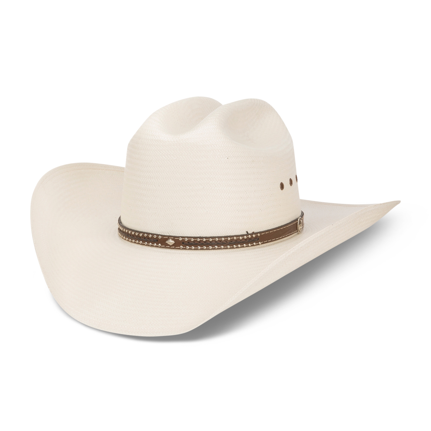 Resistol 8X George Strait Double Cross Straw Cowboy Hat - Image 1