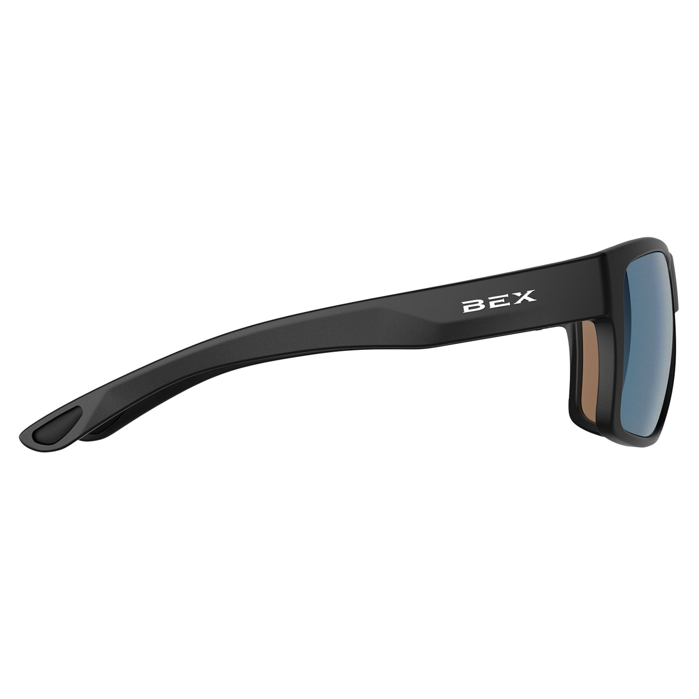 BEX Pillar Black & Sienna Blue Sunglasses - Image 1