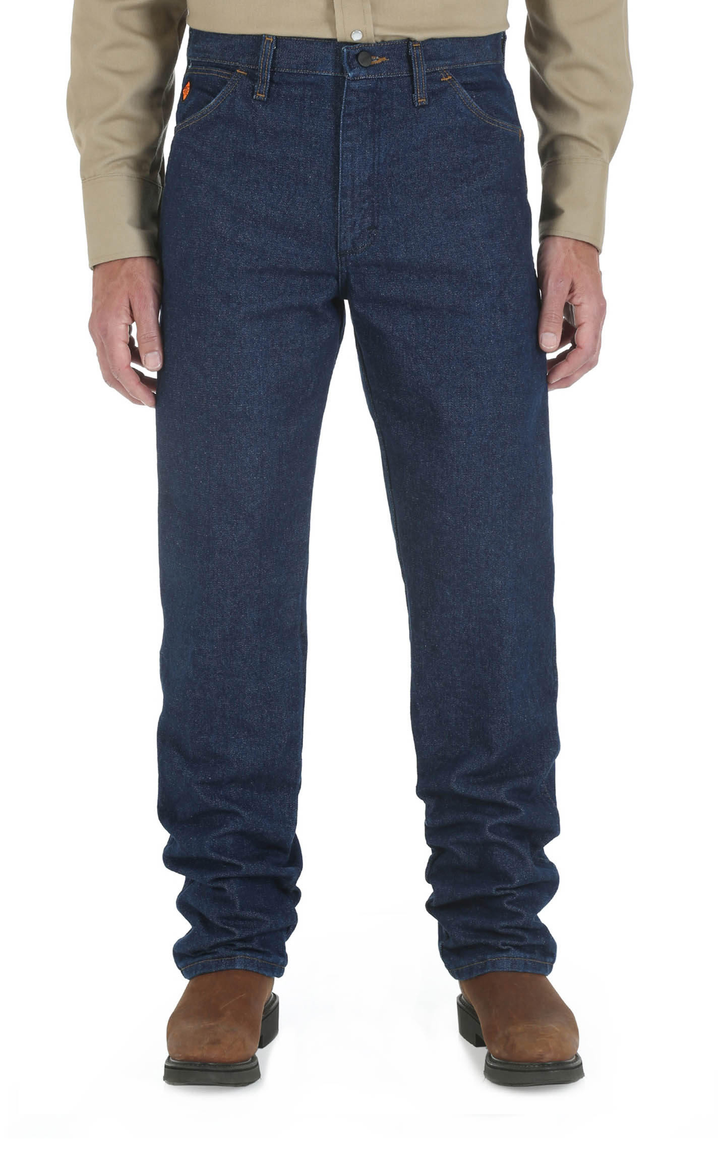 Wrangler Men's Original Fit Prewashed Flame Resistant Big Jean - Image 1