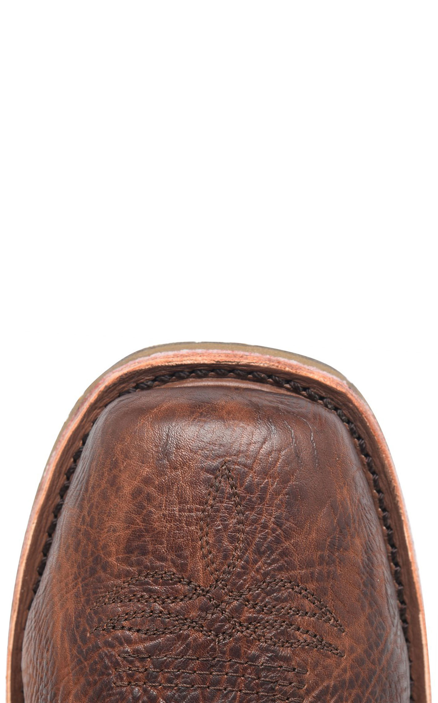 Double H Men's Cognac Bison Comp Wide Square Toe Work Boots - Image 1