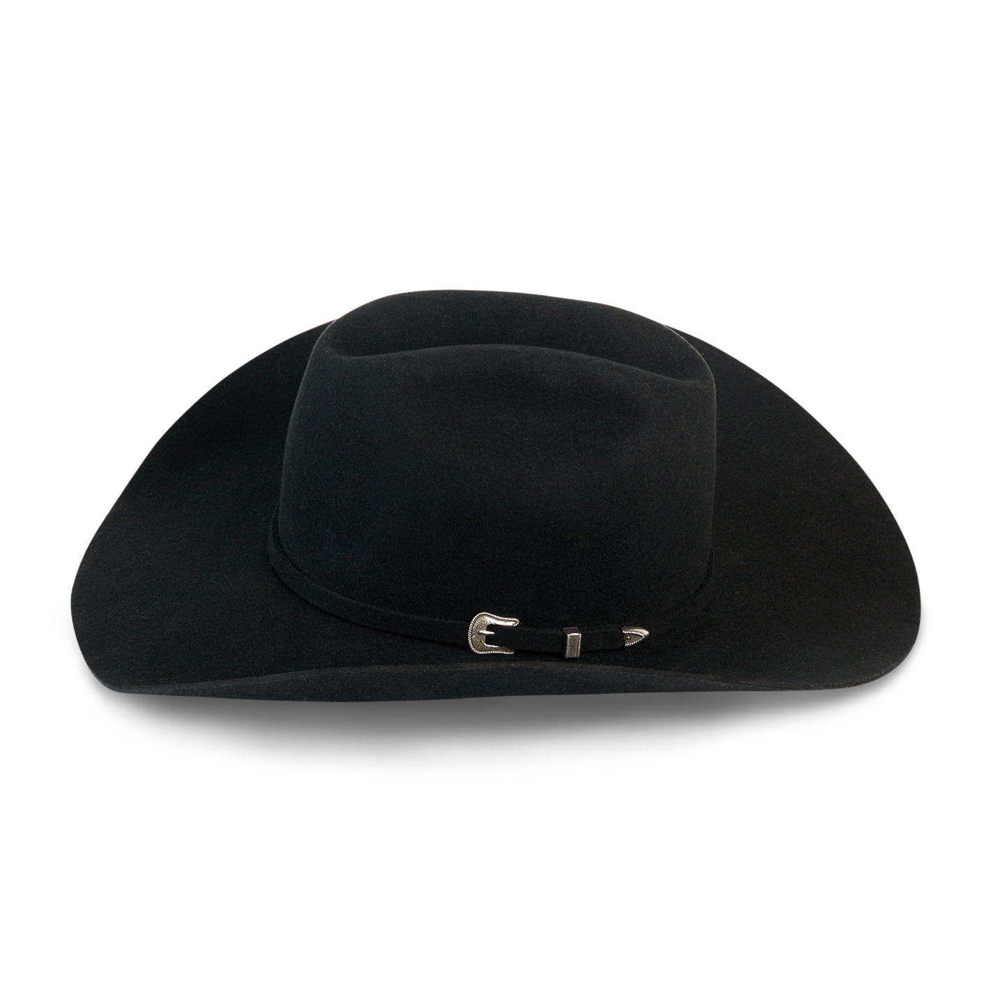 Resistol 4X Black Bison Cattleman Felt Cowboy Hat - Image 3