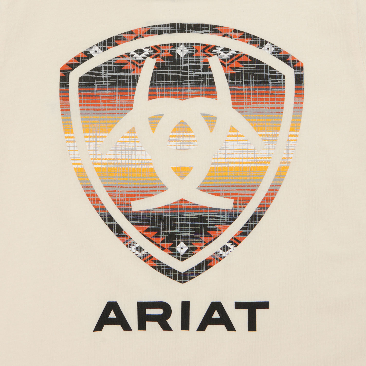 Ariat Boy's White Logo T-Shirt - Image 1