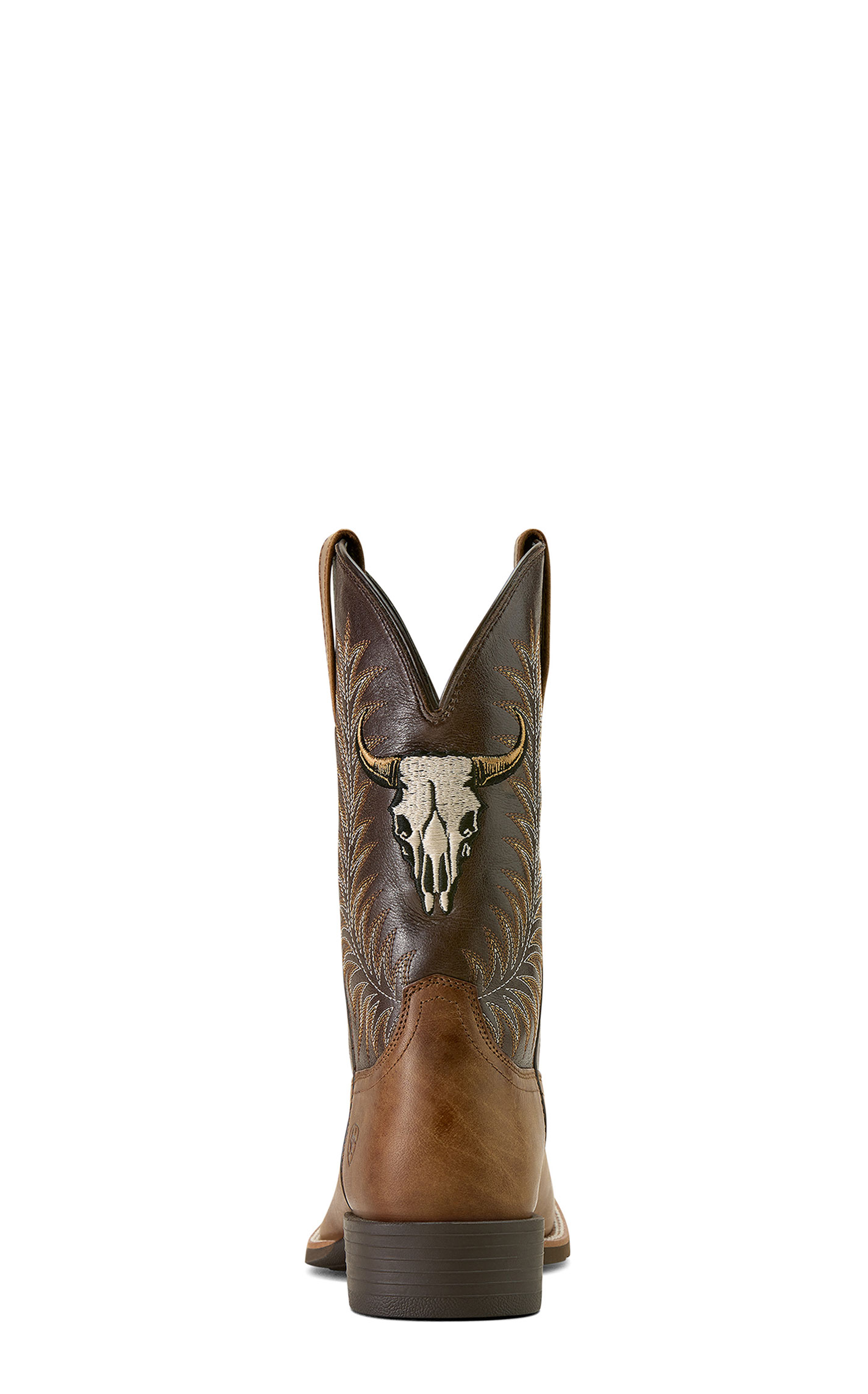 Ariat Men's Sandstorm & Bitter Chocolate Sport Skull Wide Square Toe Boots - Image 1