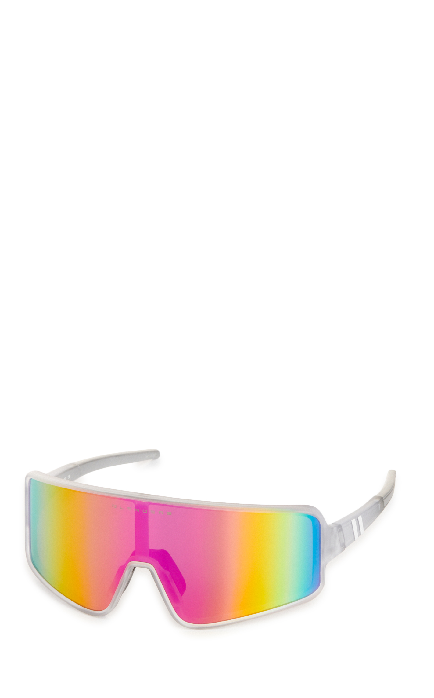 Blenders Eclipse Platinum Sky Silver Frames Pink Polarized Lens Sunglasses - Image 1