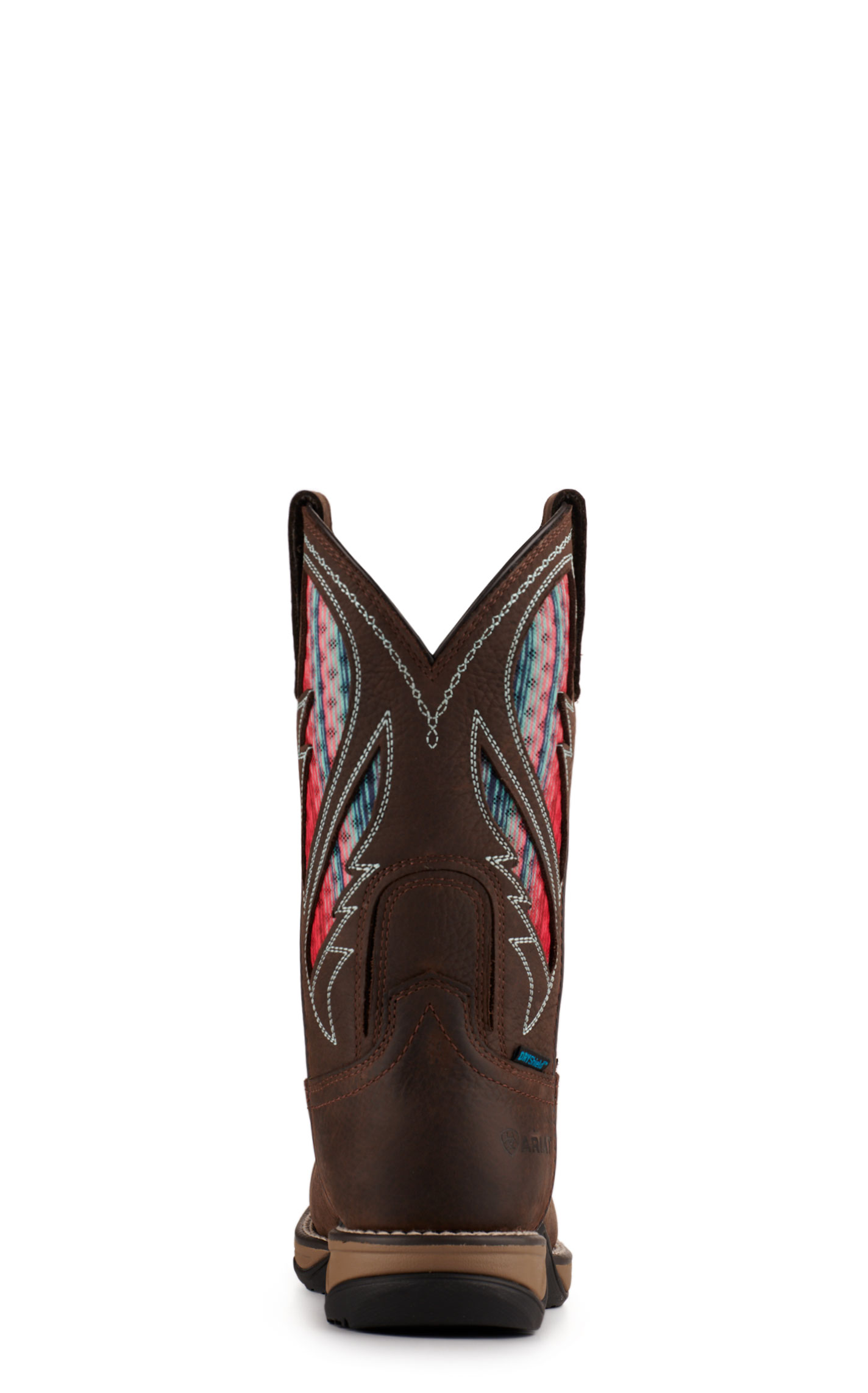 Ariat Women's Anthem Dark Chocolate with Serape VentTEK Waterproof Wide Square Composite Toe Work Boot - Image 1