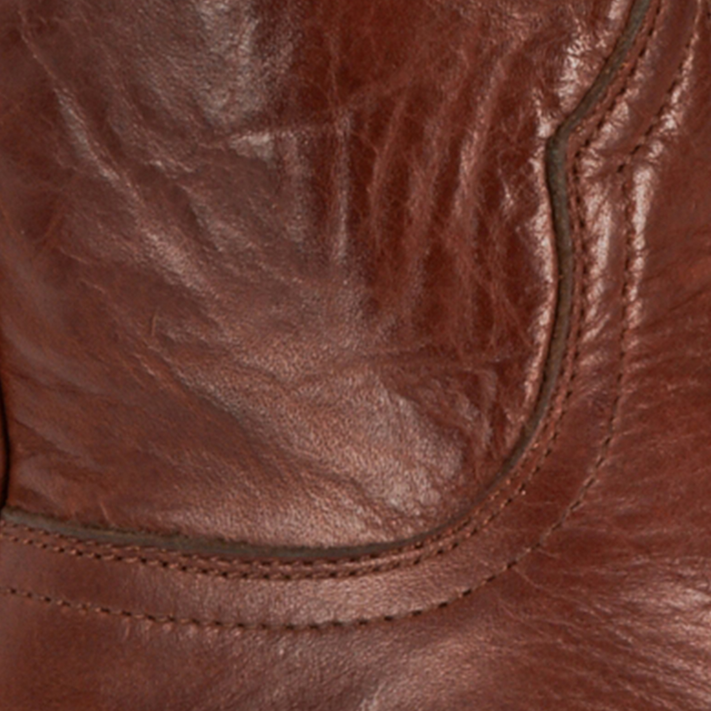 JRC & Sons Men's Todd Ranch Hand Leather Round Toe Roper Boot in Tan - Image 1