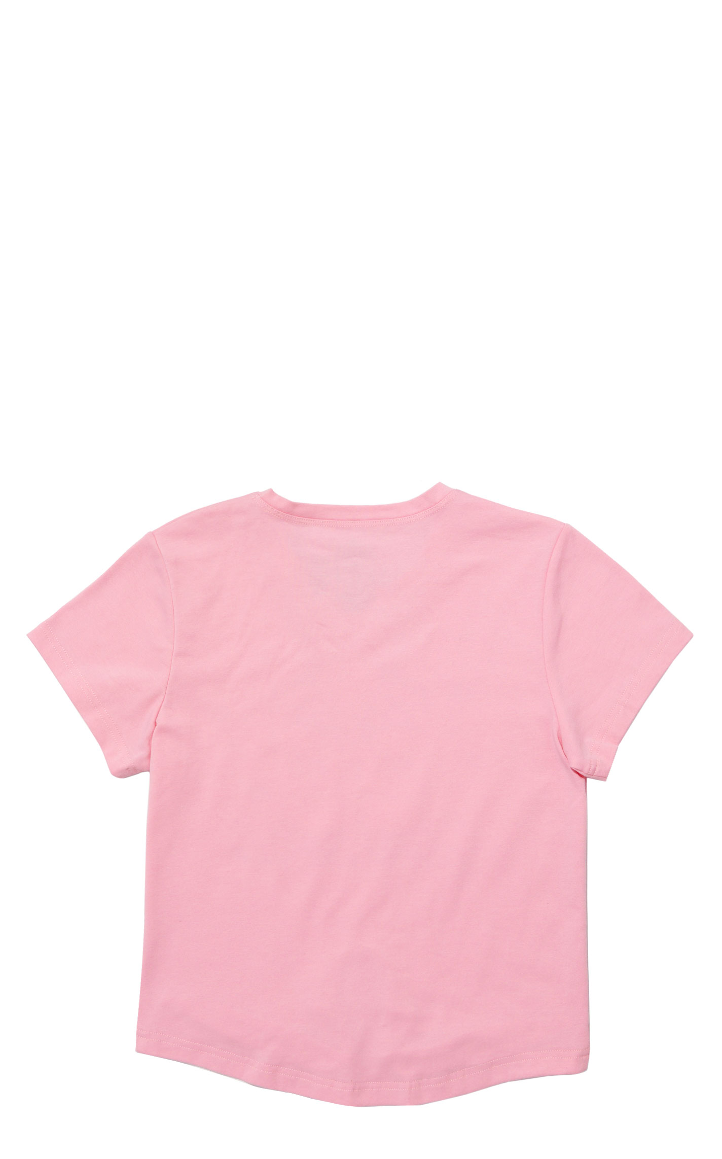 Rockin’ C Girls’ Pink Boot Short Sleeve Tie Top - Image 1